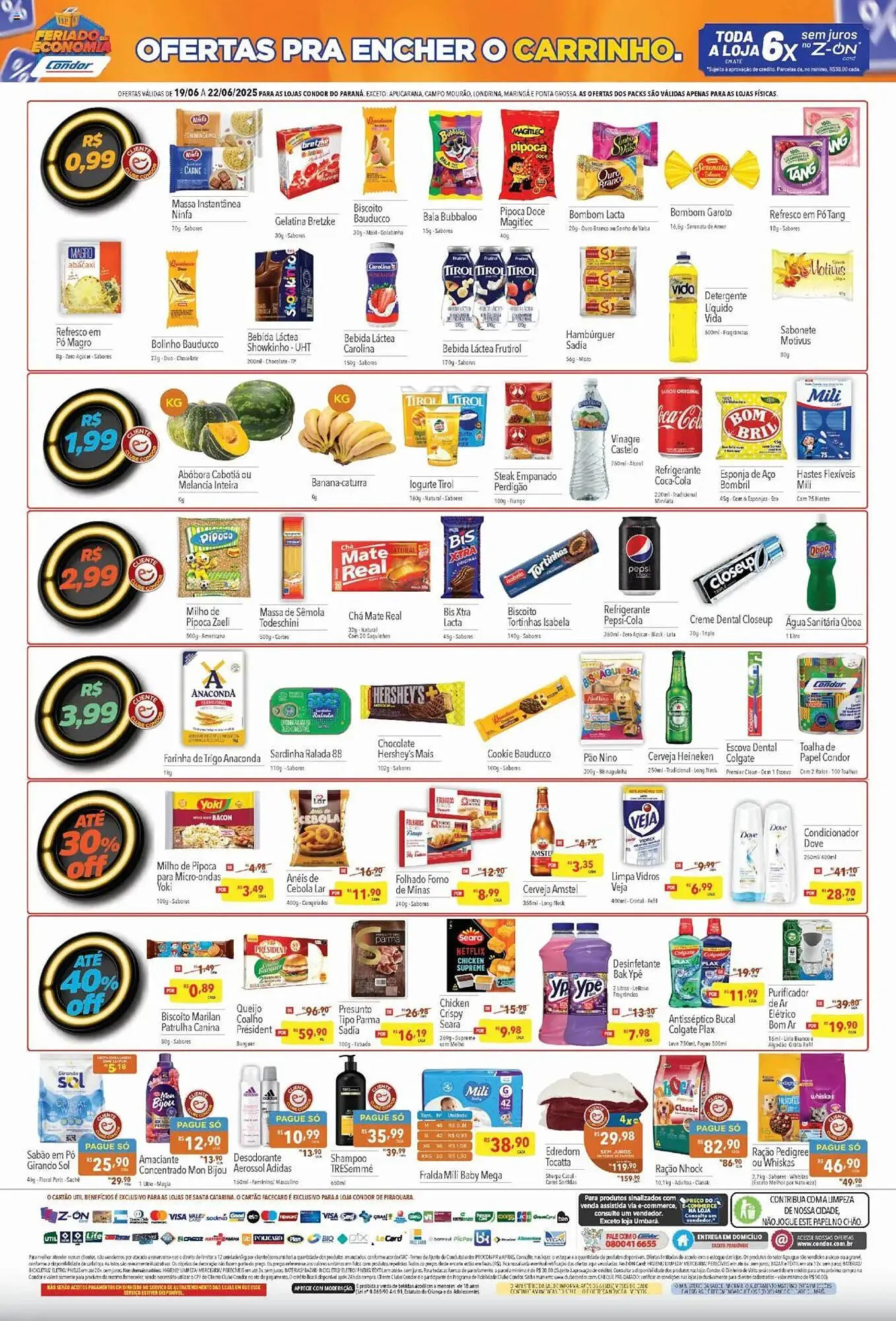 Encarte de Catálogo Supermercados Condor 19 de junho até 22 de junho 2025 - Pagina 2