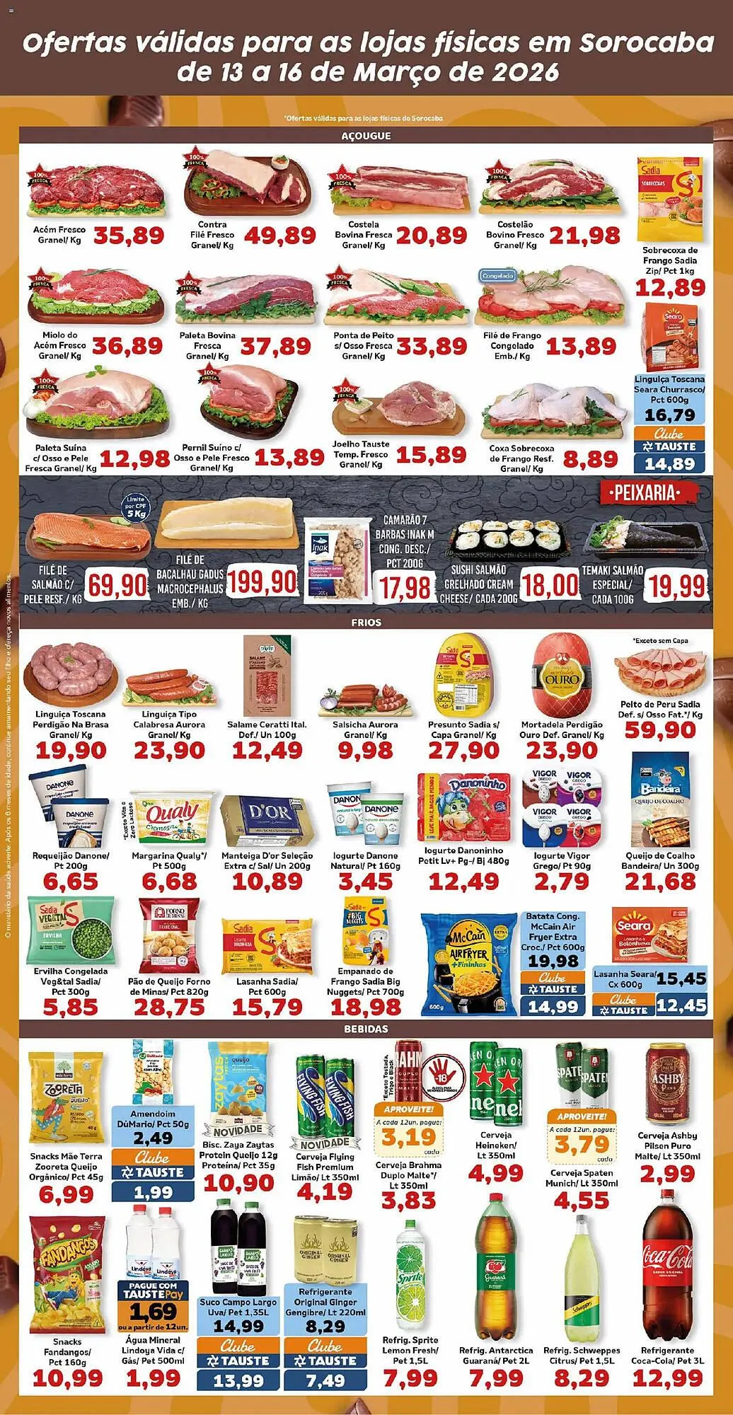 Encarte de Catálogo Supermercados Tauste 13 de março até 16 de março 2026 - Pagina 4