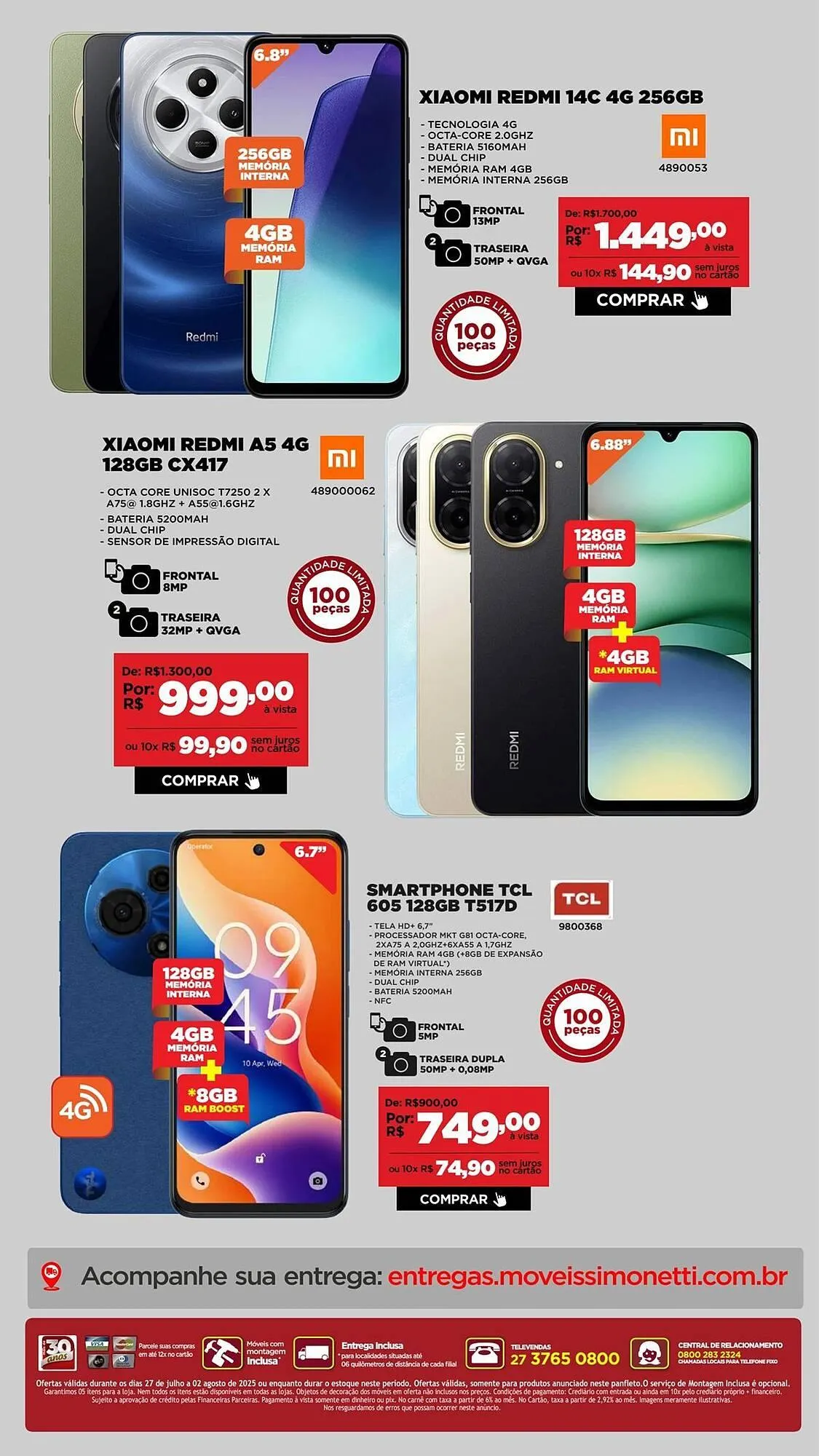 Encarte de Catálogo Móveis Simonetti 28 de julho até 2 de agosto 2025 - Pagina 9