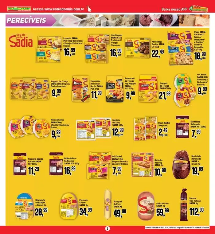 Encarte de Ofertas Rede Economia 10 de março até 17 de março 2025 - Pagina 15