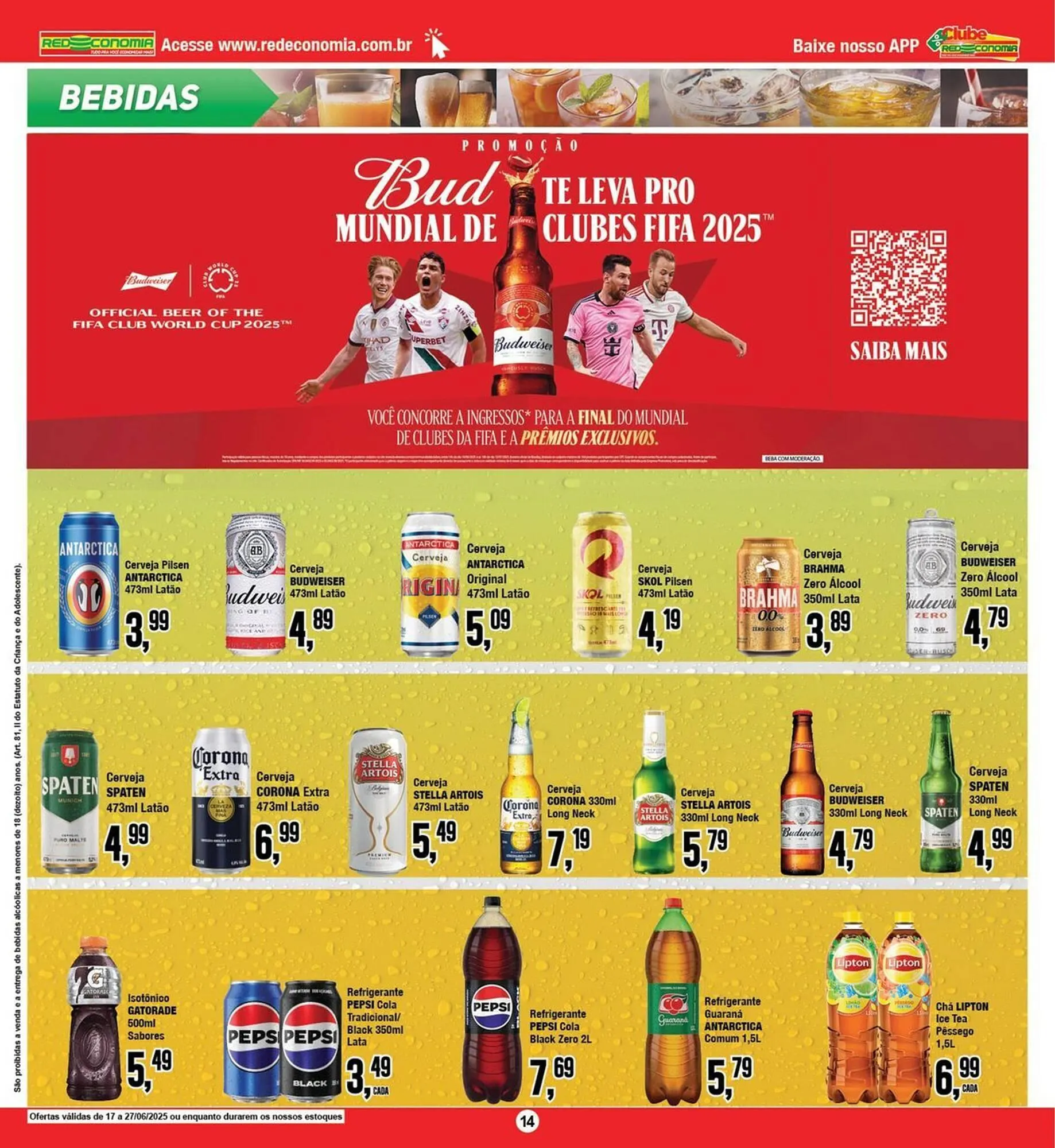 Encarte de Catálogo Rede Economia 27 de junho até 29 de junho 2025 - Pagina 14