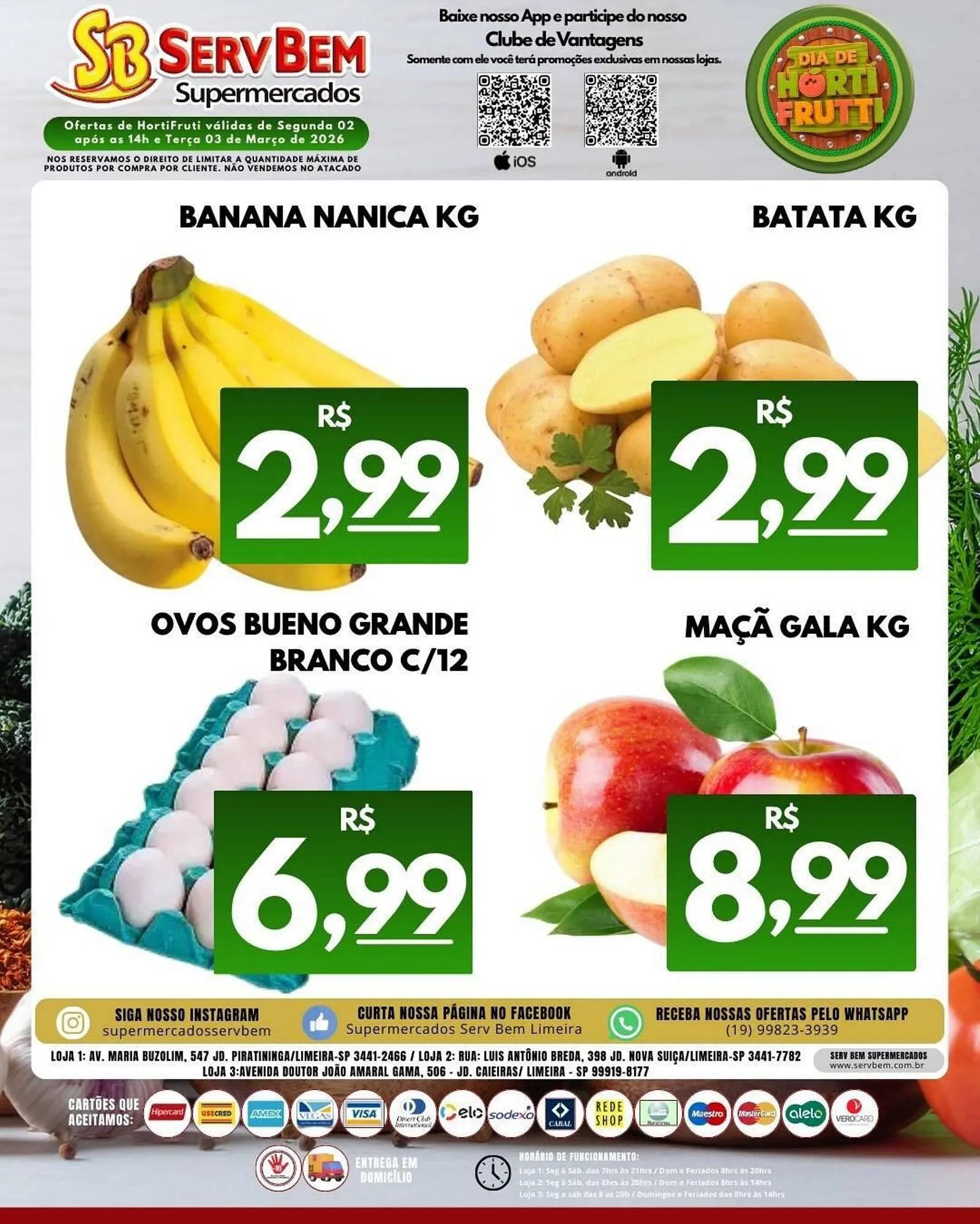 Encarte de Catálogo ServBem 2 de março até 3 de março 2026 - Pagina 1