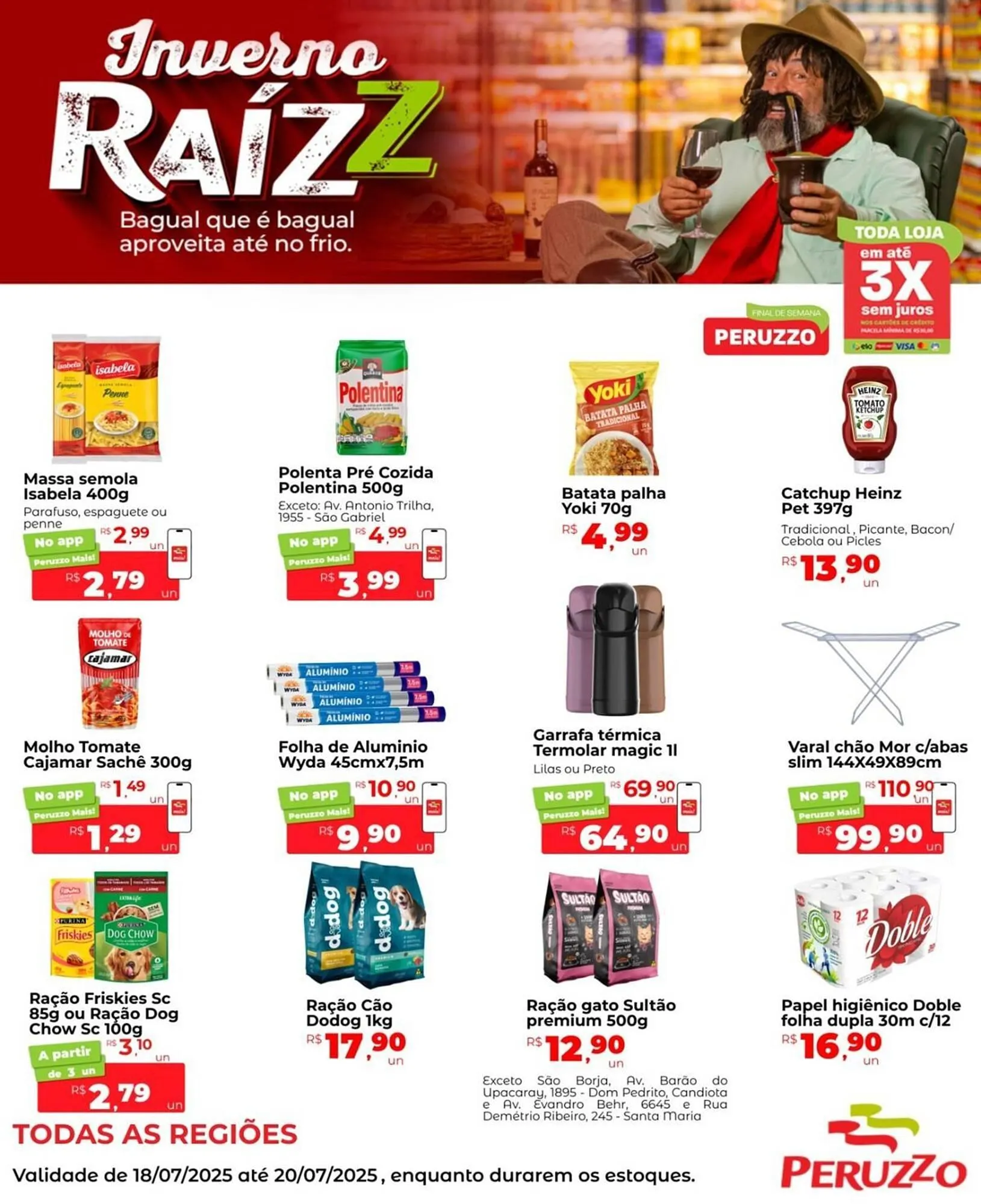 Encarte de Catálogo Peruzzo 18 de julho até 20 de julho 2025 - Pagina 1