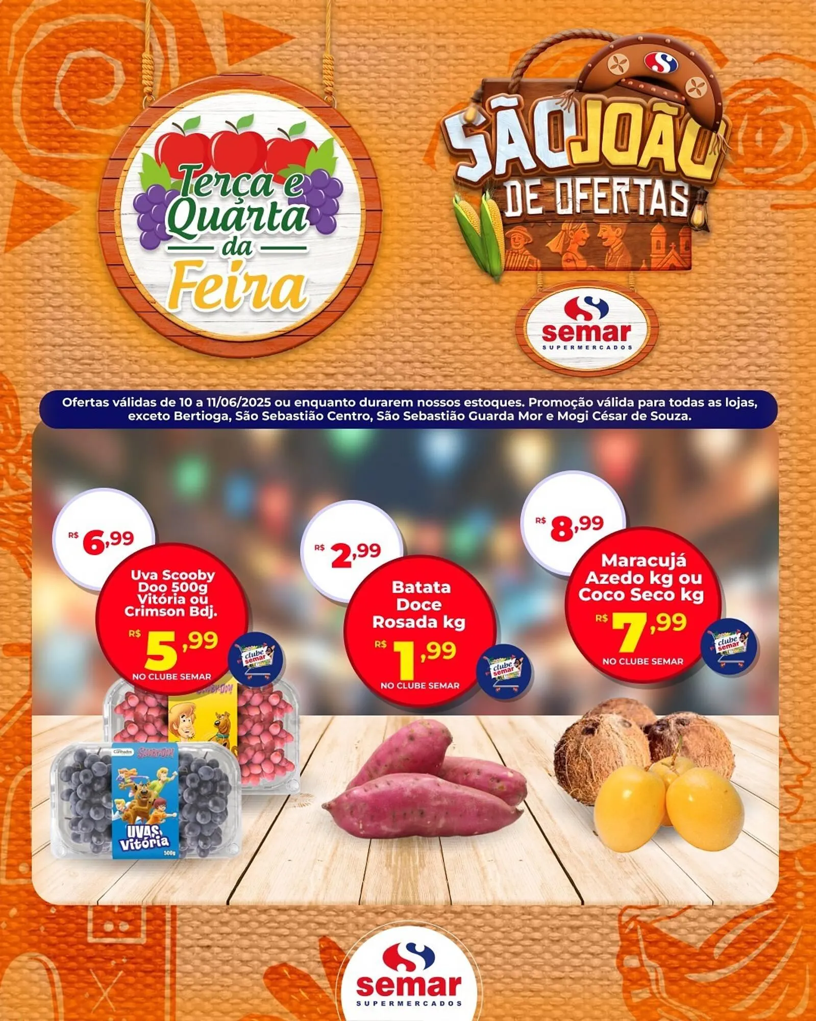 Encarte de Catálogo Semar Supermercado 9 de junho até 11 de junho 2025 - Pagina 2