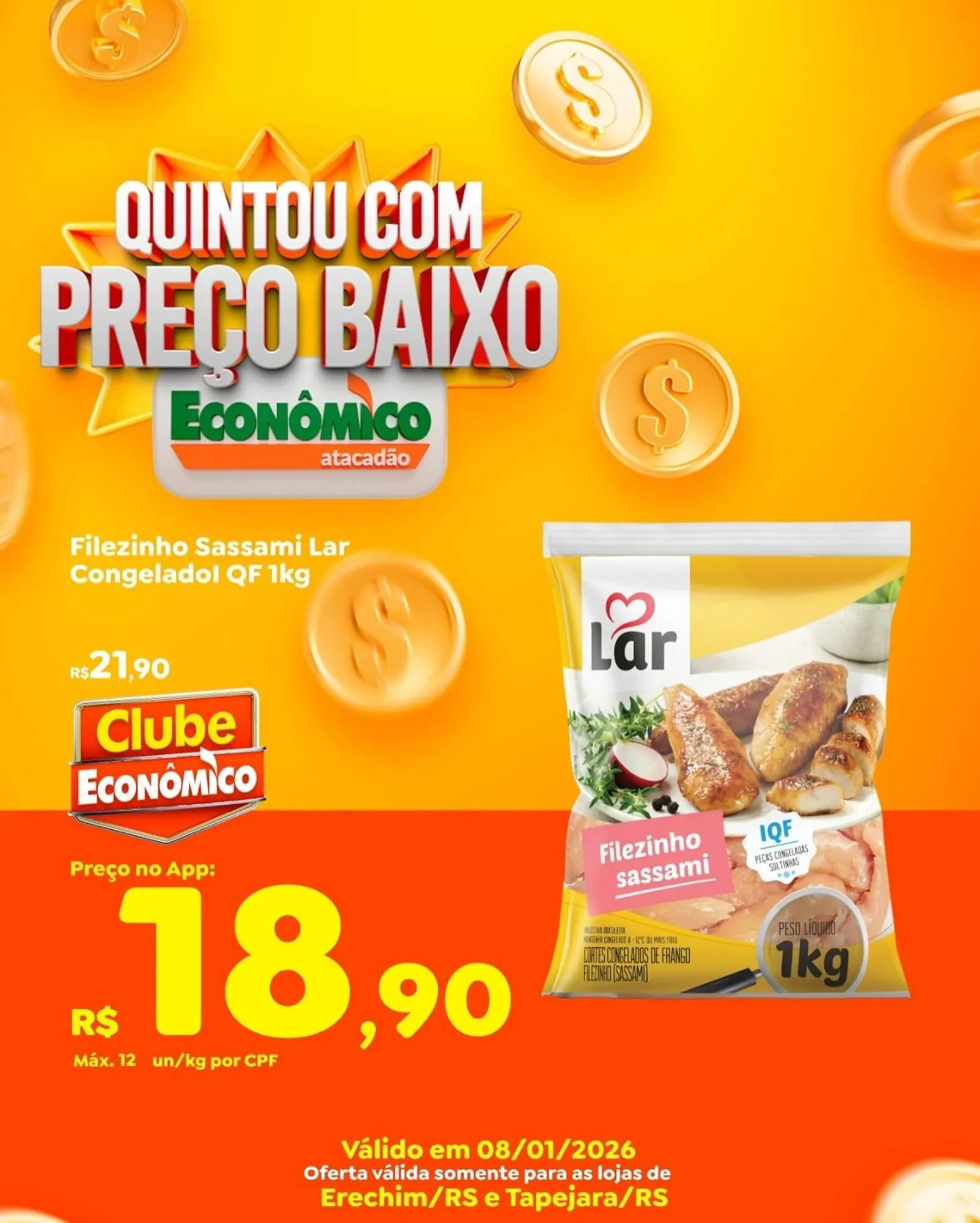 Encarte de Catálogo Econômico Atacadão 8 de janeiro até 8 de janeiro 2026 - Pagina 1