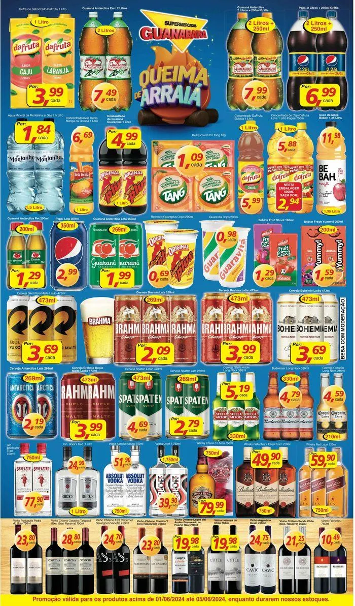 Encarte de Ofertas Supermercados Guanabara 3 de junho até 5 de junho 2024 - Pagina 7