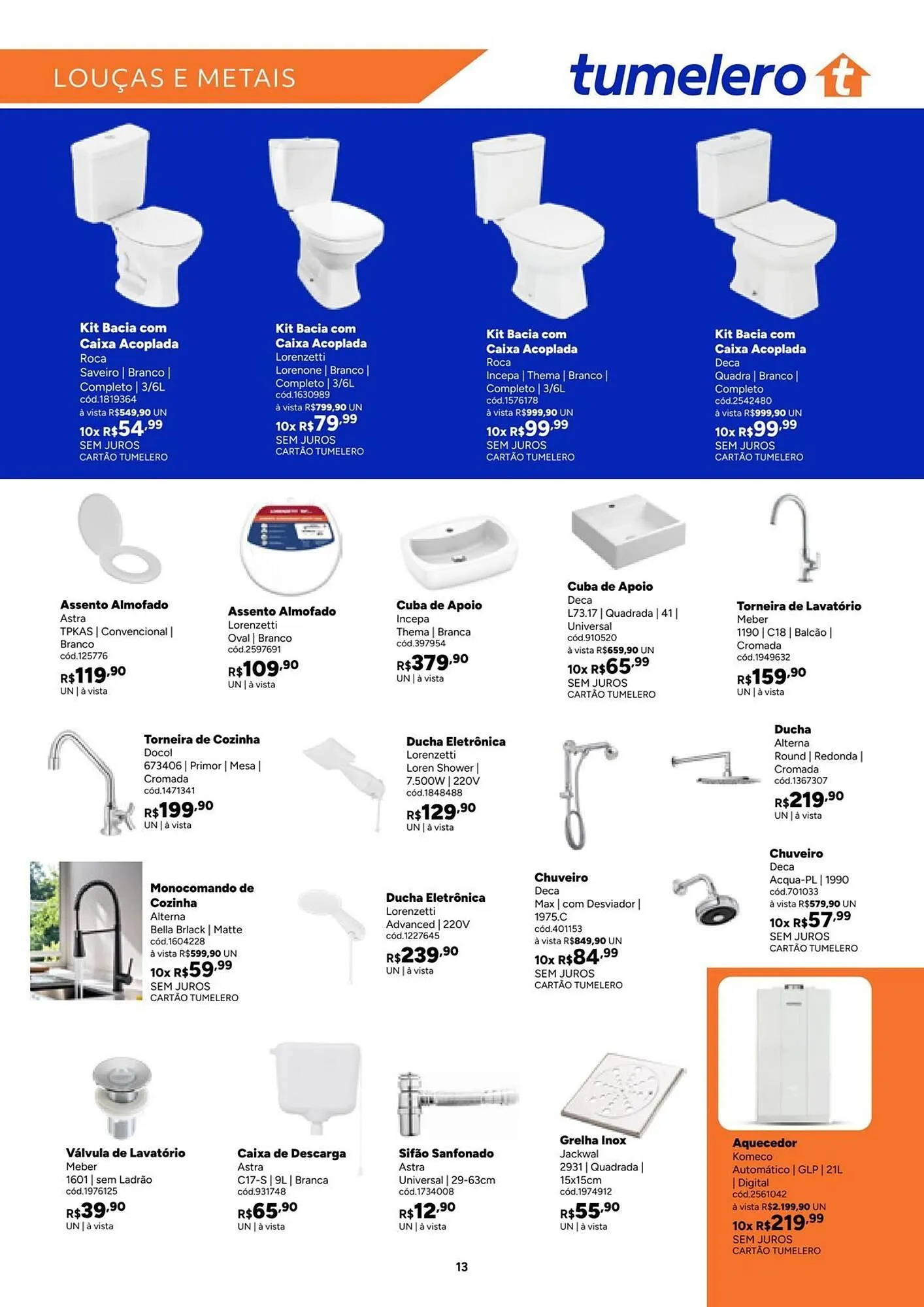 Encarte de Catálogo Tumelero 30 de janeiro até 18 de fevereiro 2026 - Pagina 13
