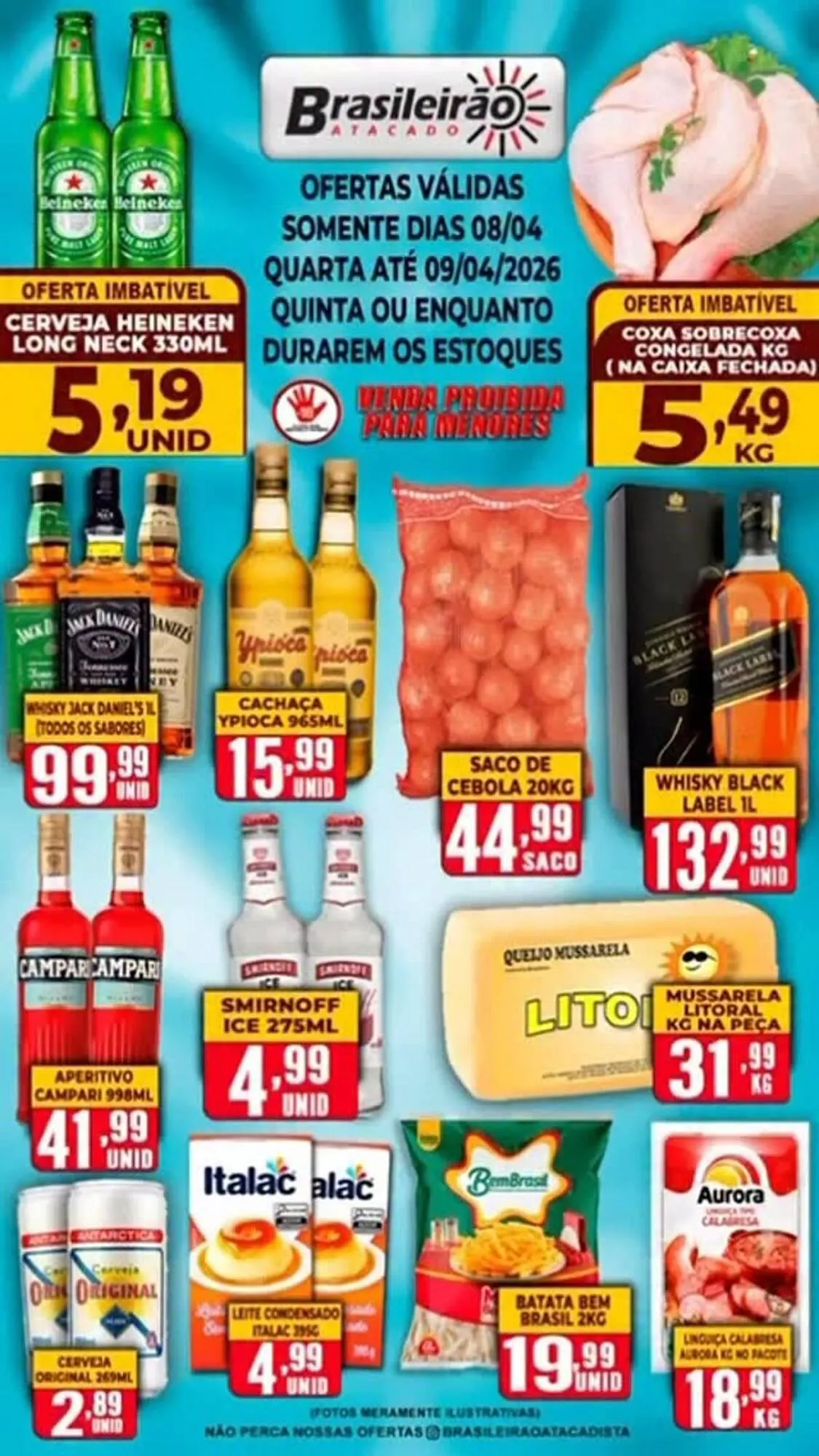 Encarte de Folheto Brasileirão Atacado 9 de abril até 9 de abril 2026 - Pagina 1