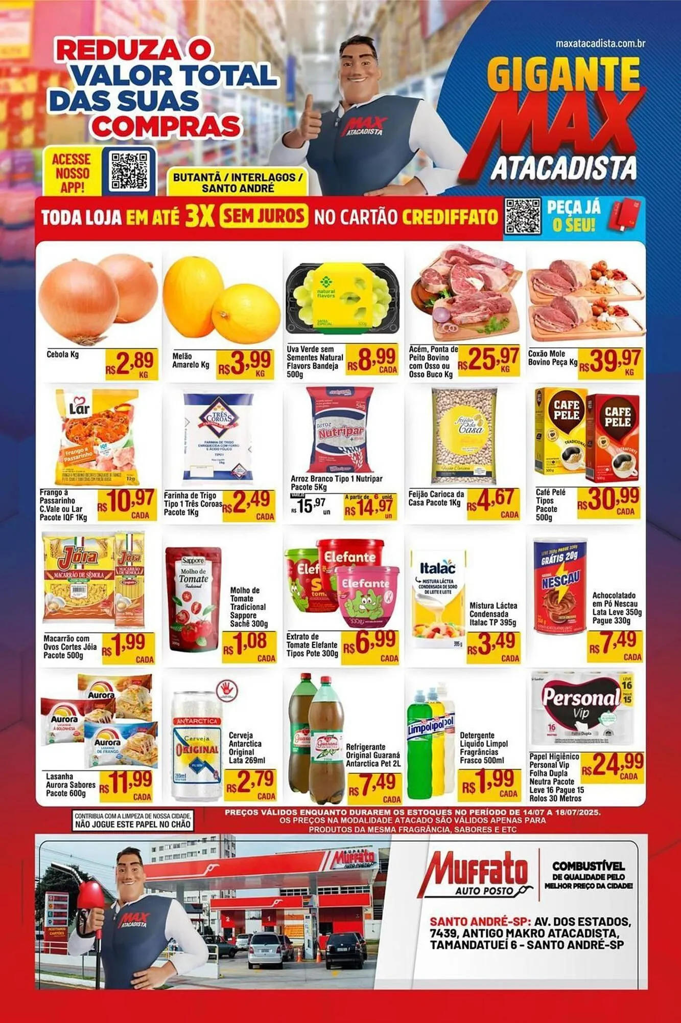 Encarte de Catálogo Max Atacadista 14 de julho até 18 de julho 2025 - Pagina 1