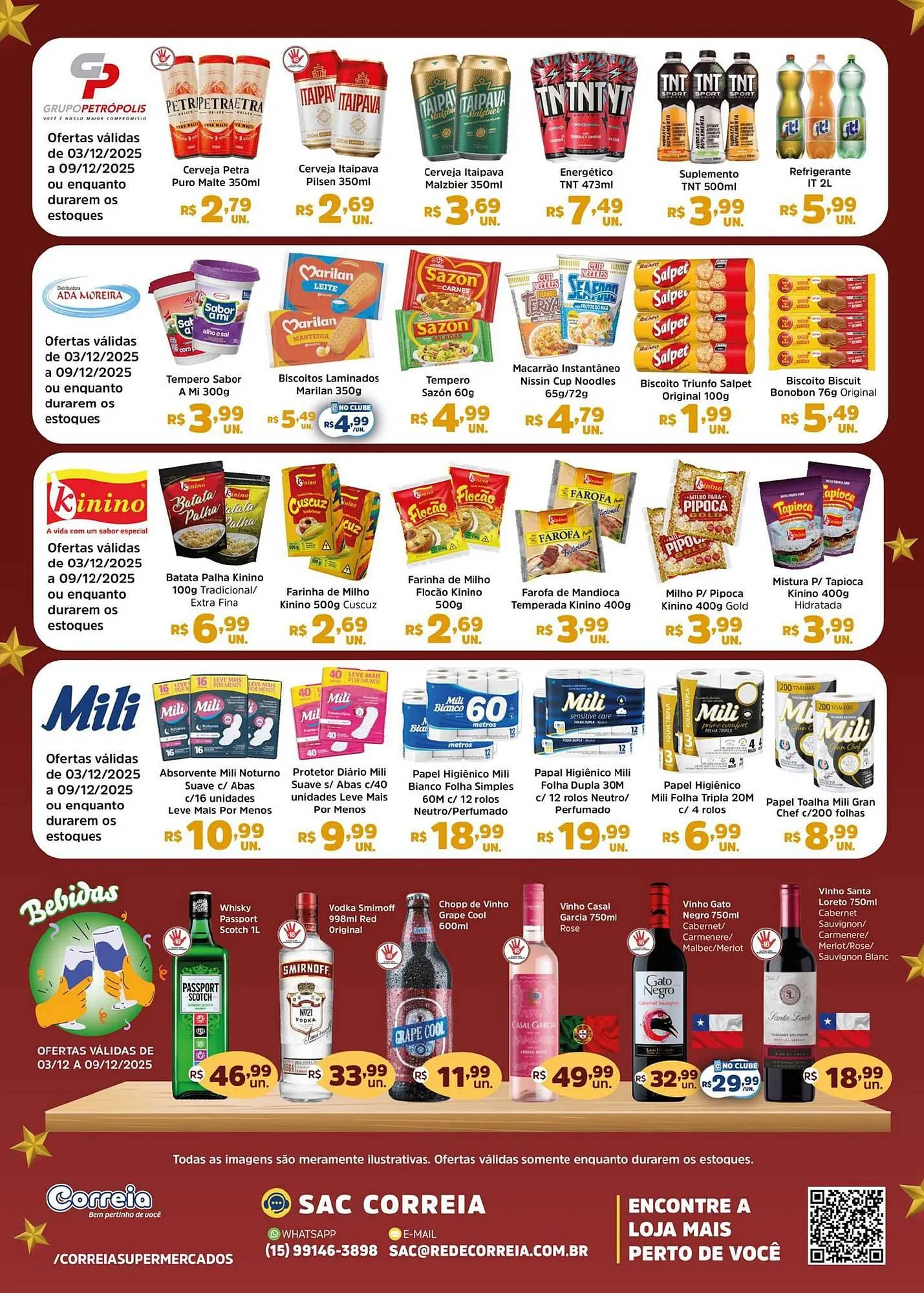 Encarte de Catálogo Supermercados Correia 3 de dezembro até 9 de dezembro 2025 - Pagina 4