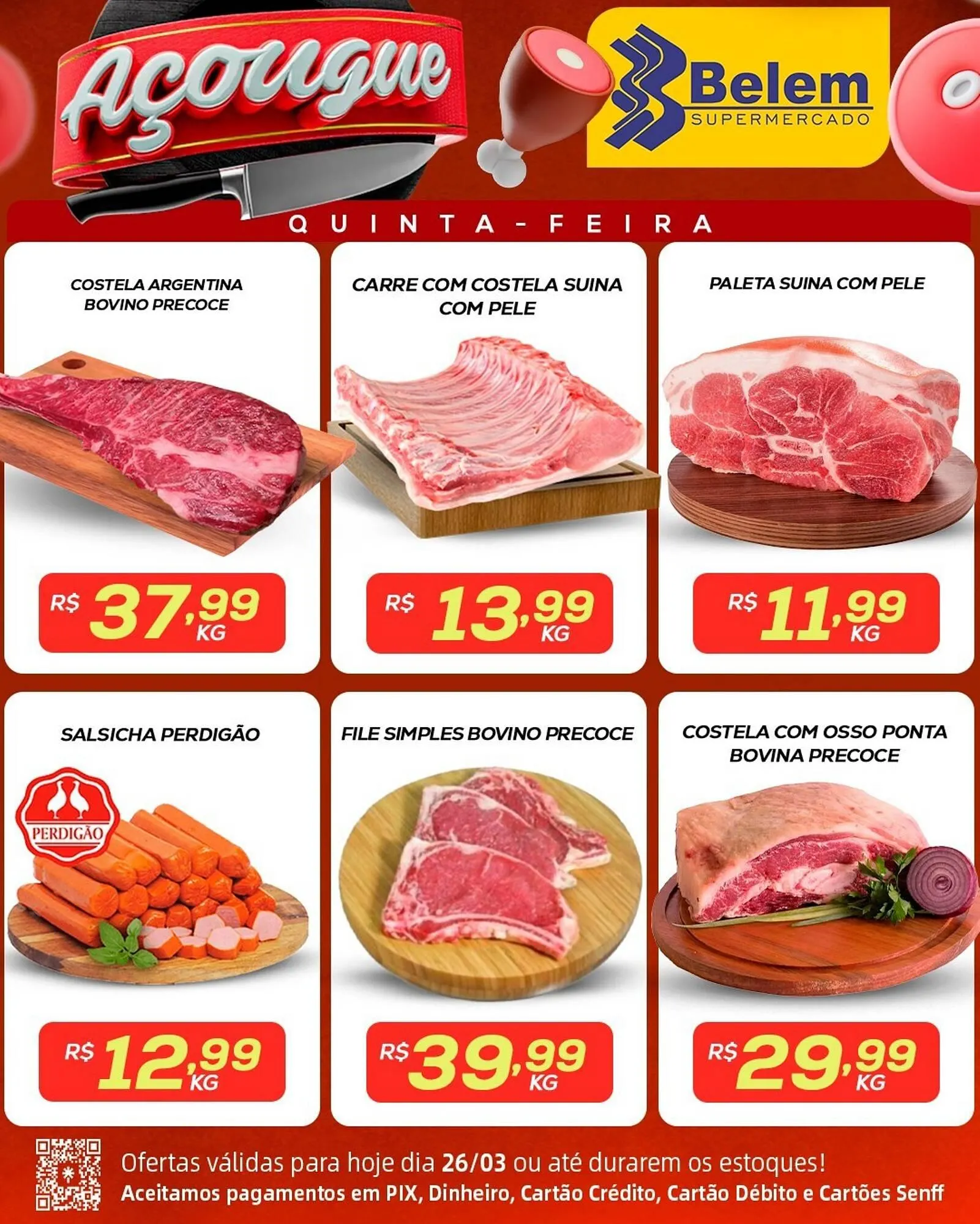 Encarte de Catálogo Belem Supermercados 25 de março até 26 de março 2026 - Pagina 1