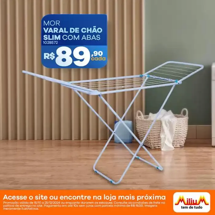 Encarte de Ofertas Milium 23 de outubro até 25 de dezembro 2024 - Pagina 1