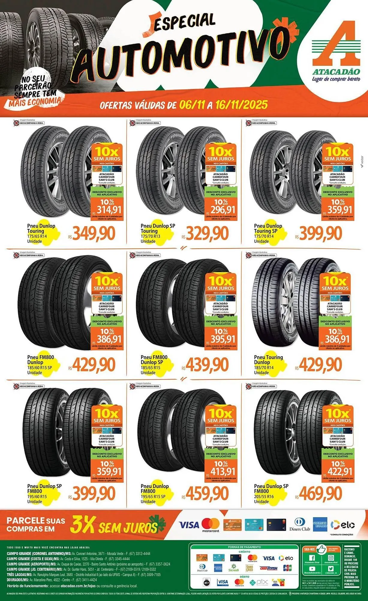 Encarte de Folheto Atacadão 6 de novembro até 16 de novembro 2025 - Pagina 1