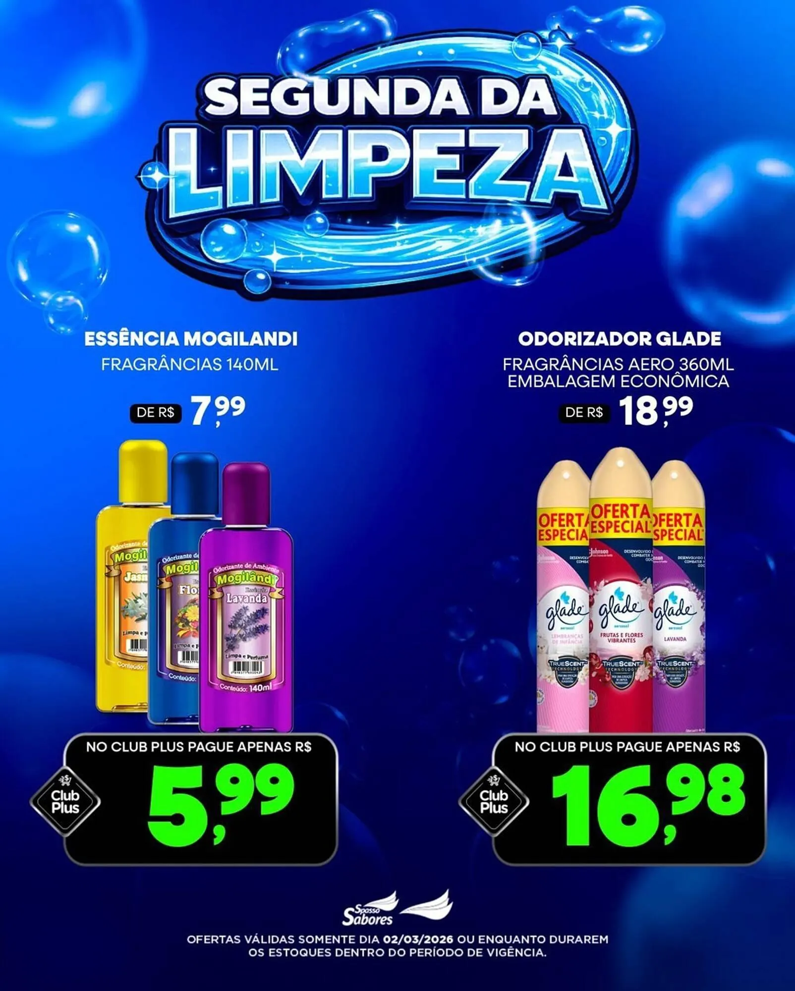 Encarte de Folheto Spasso Sabores 2 de março até 2 de março 2026 - Pagina 1