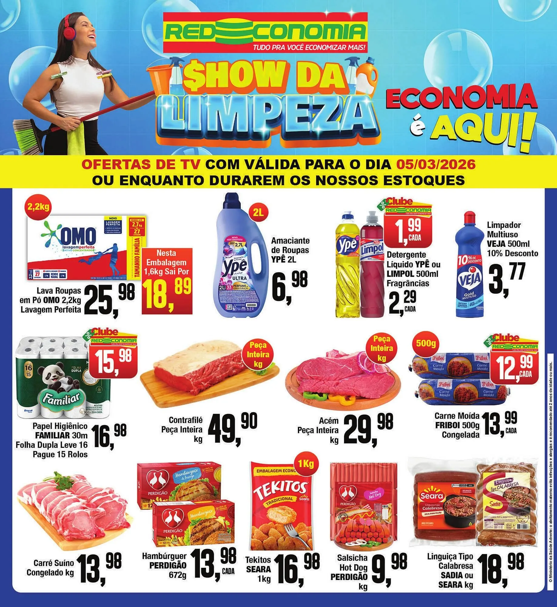 Encarte de Encarte Redeconomia 5 de março até 13 de março 2026 - Pagina 1