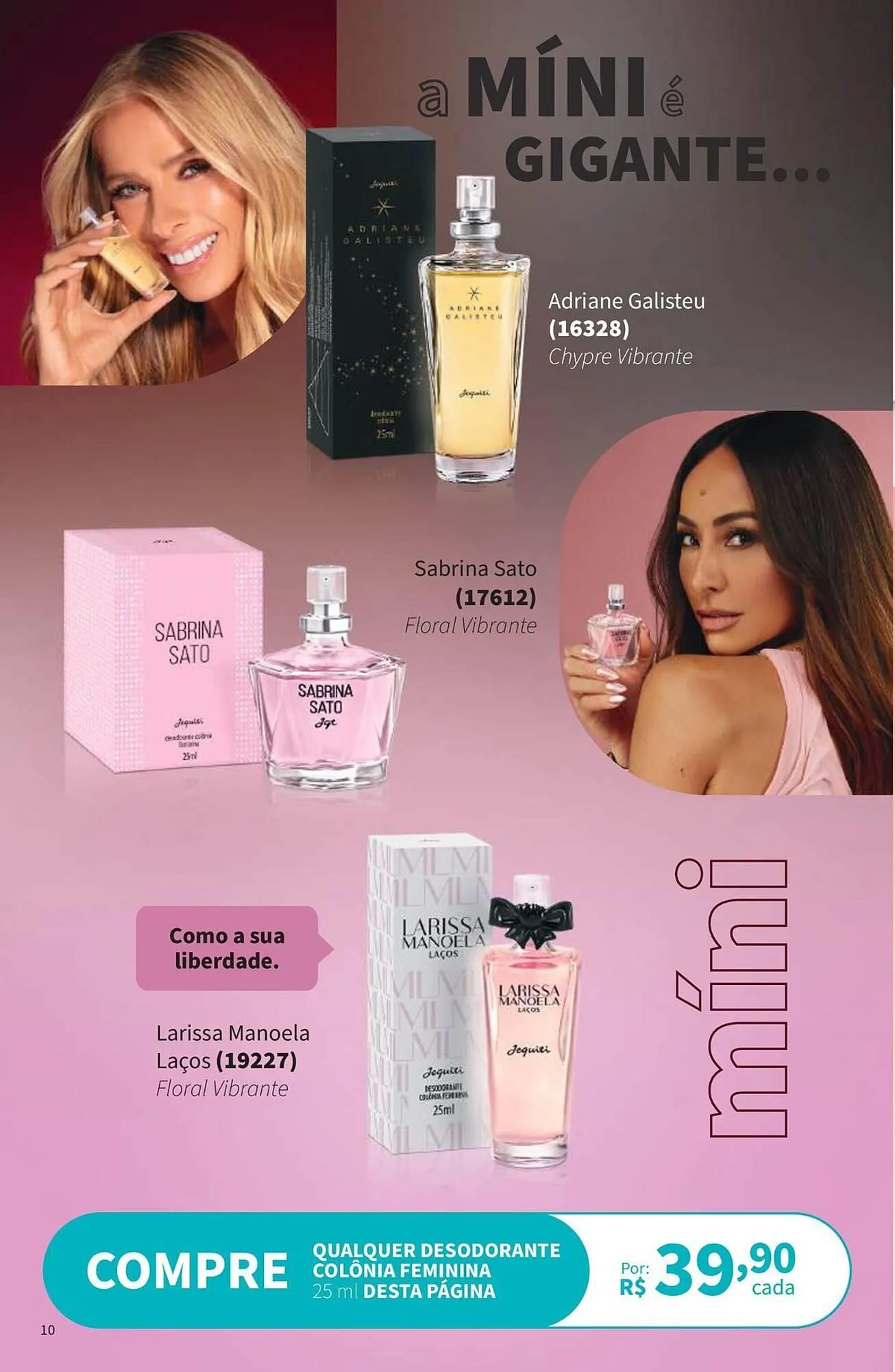 Encarte de Catálogo Jequiti 1 de novembro até 30 de novembro 2025 - Pagina 10