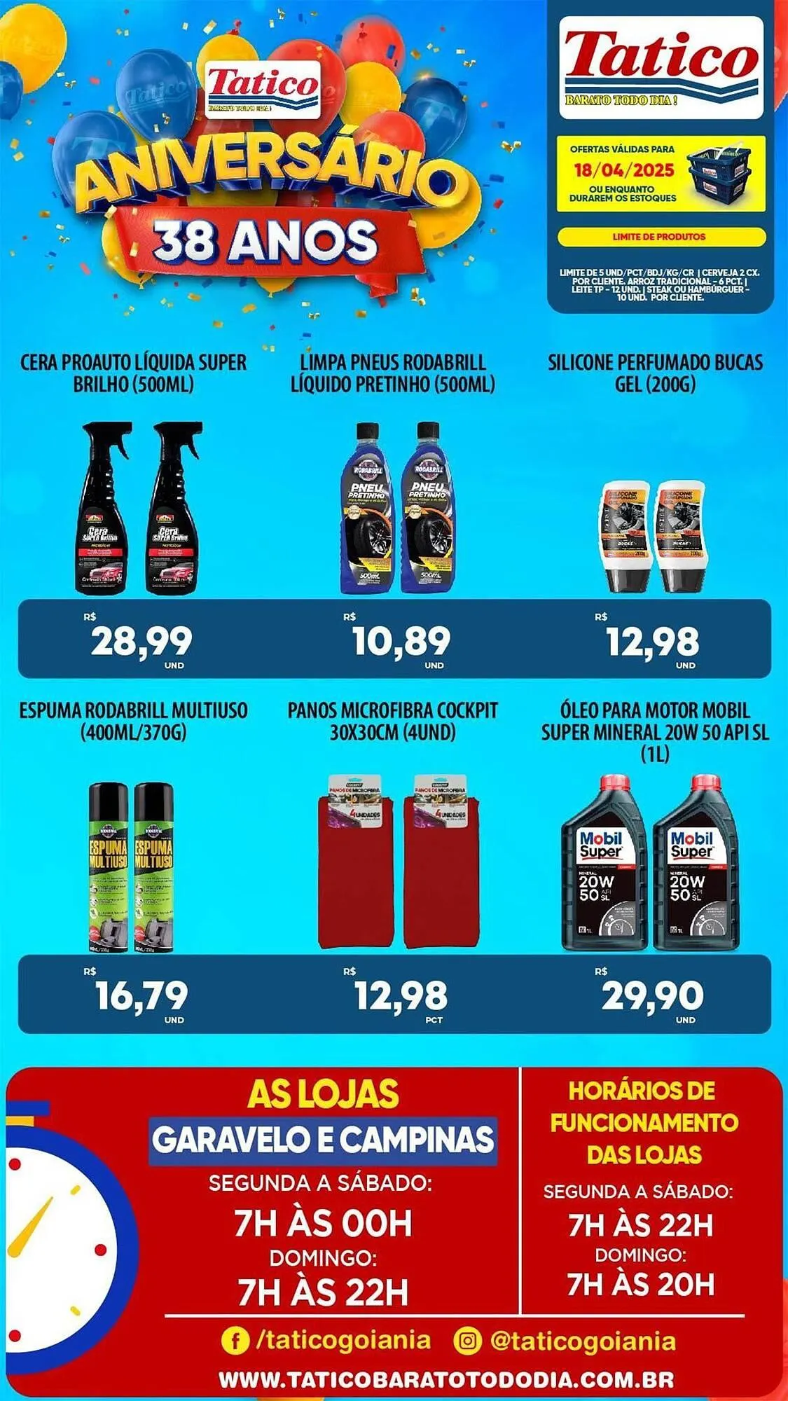 Encarte de Catálogo Tatico 18 de abril até 21 de abril 2025 - Pagina 35