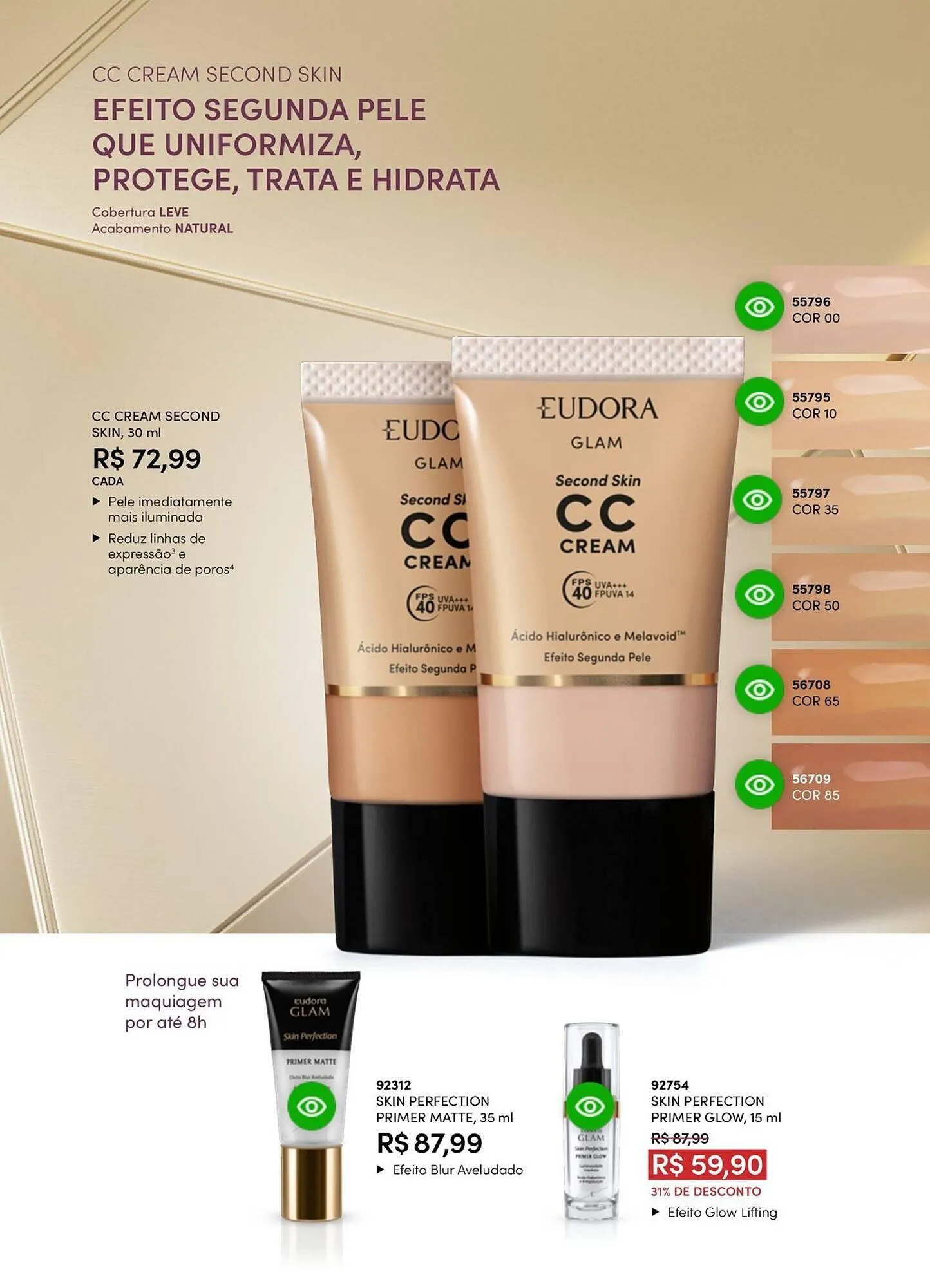 Encarte de Catálogo Eudora 8 de outubro até 8 de novembro 2025 - Pagina 85