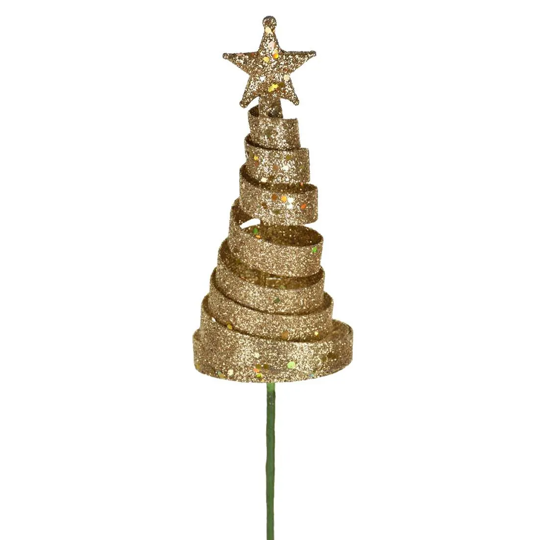 Mini Árvore de Natal 25cm Dourada - G.Presentes