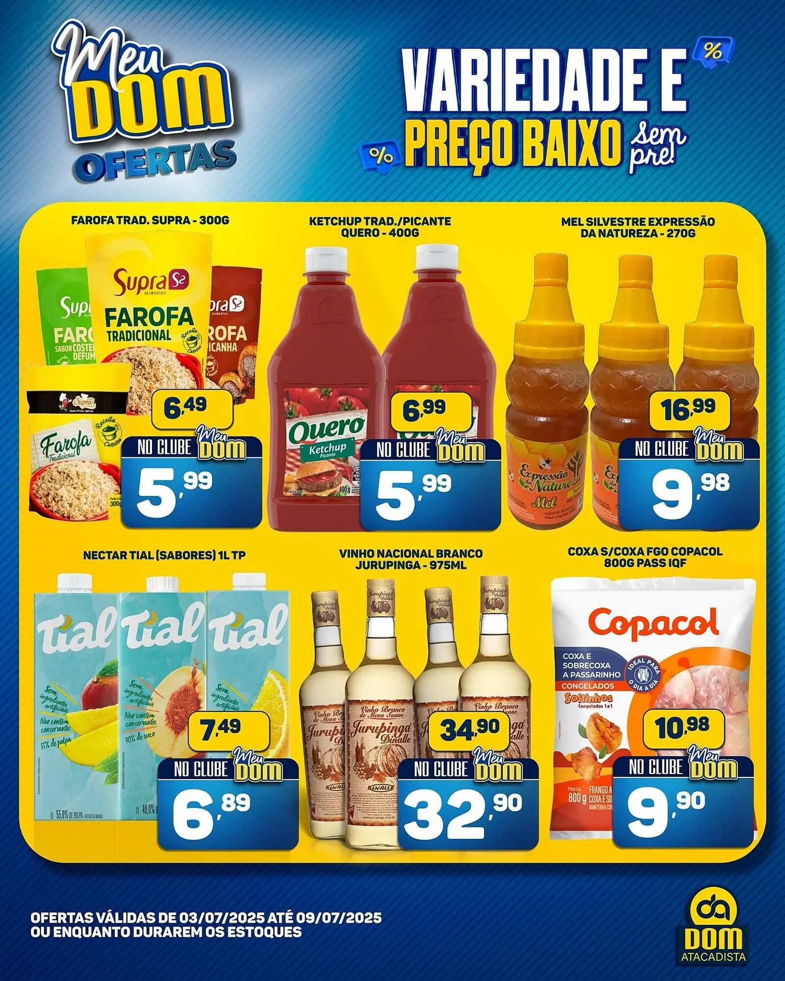 Encarte de Catálogo Dom Atacadista 3 de julho até 9 de julho 2025 - Pagina 1
