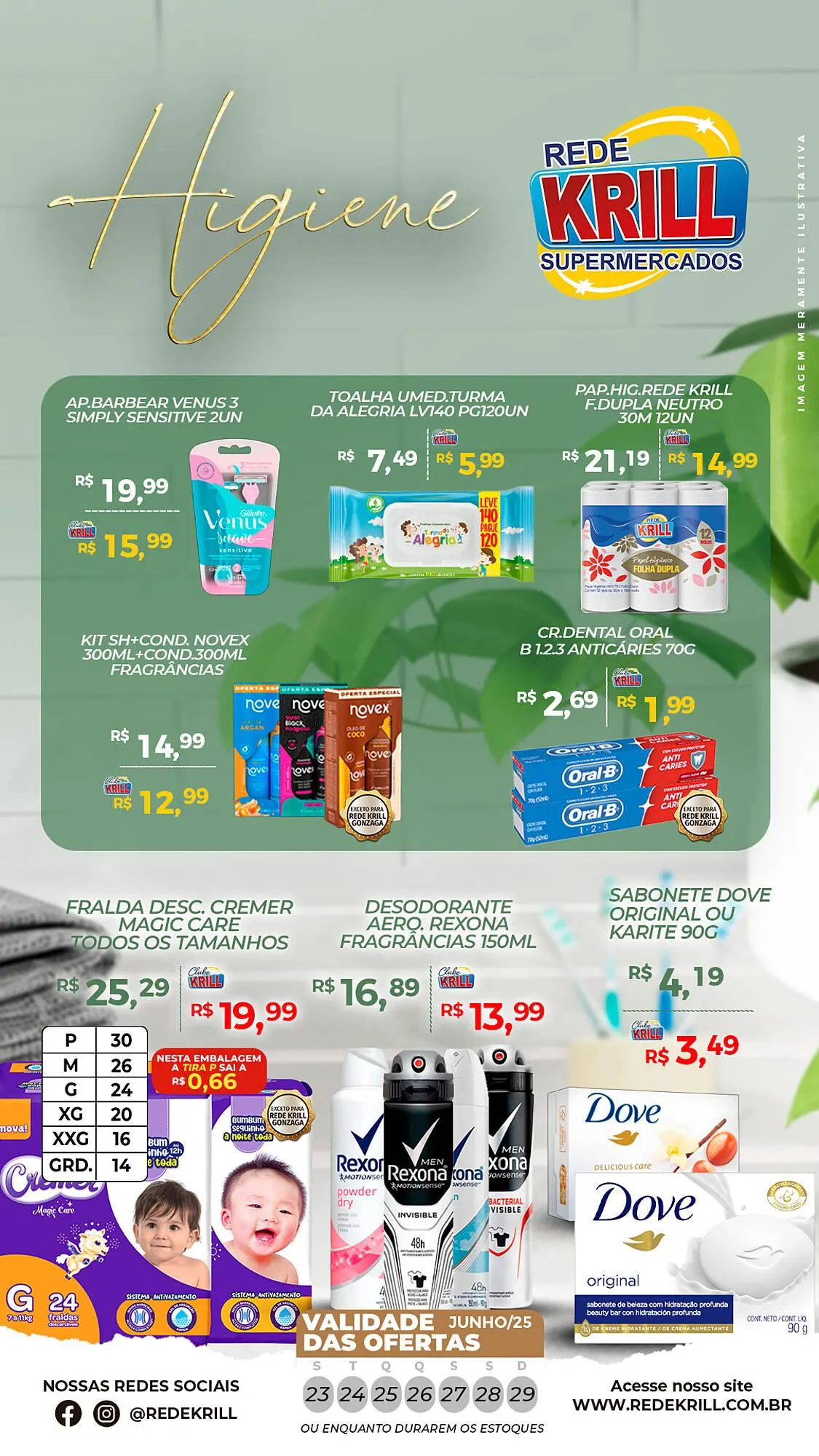 Encarte de Catálogo Rede Krill 23 de junho até 29 de junho 2025 - Pagina 3