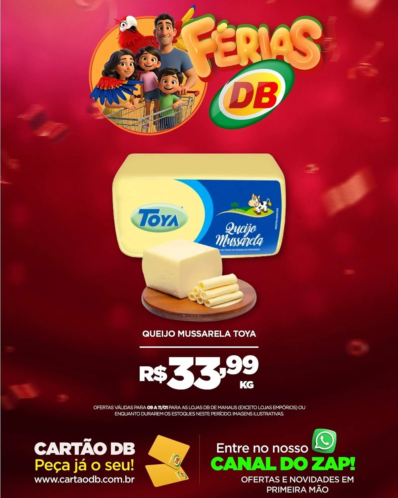 Encarte de Catálogo DB Supermercados 9 de janeiro até 11 de janeiro 2026 - Pagina 1