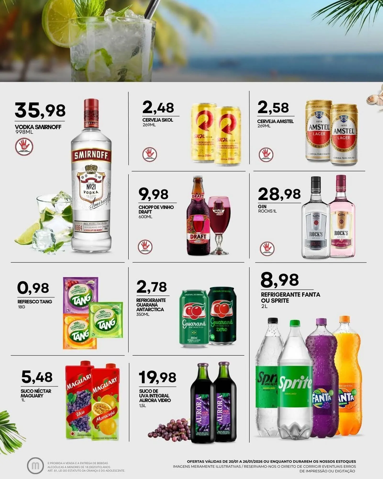 Encarte de Folheto Mercadão Atacadista 20 de janeiro até 26 de janeiro 2026 - Pagina 4