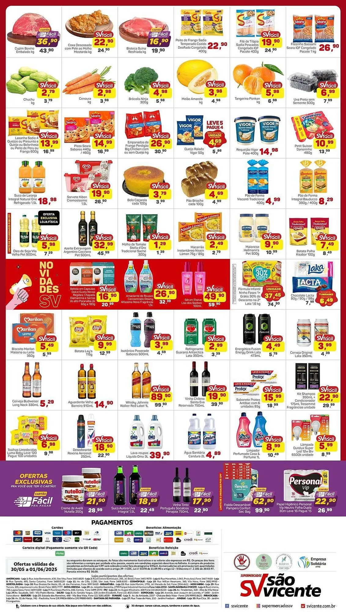 Encarte de Catálogo Supermercados São Vicente 30 de maio até 1 de junho 2025 - Pagina 2