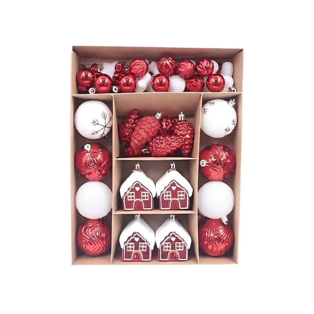 Caixa Enfeite Natalino com 52 Unidades Havan Casa - ST80144