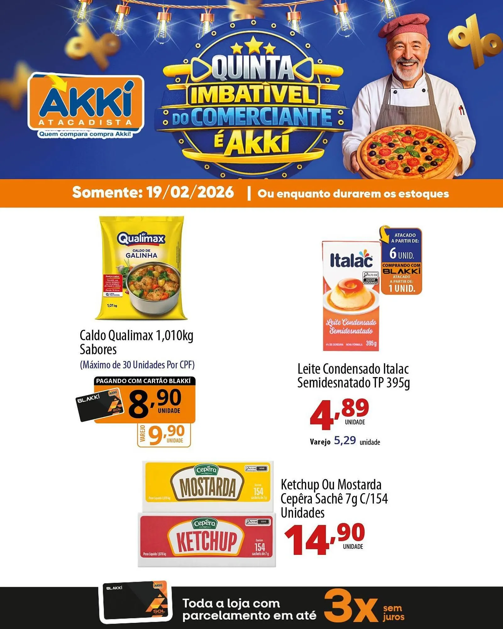 Encarte de Folheto Akki Atacadista 19 de fevereiro até 19 de fevereiro 2026 - Pagina 4