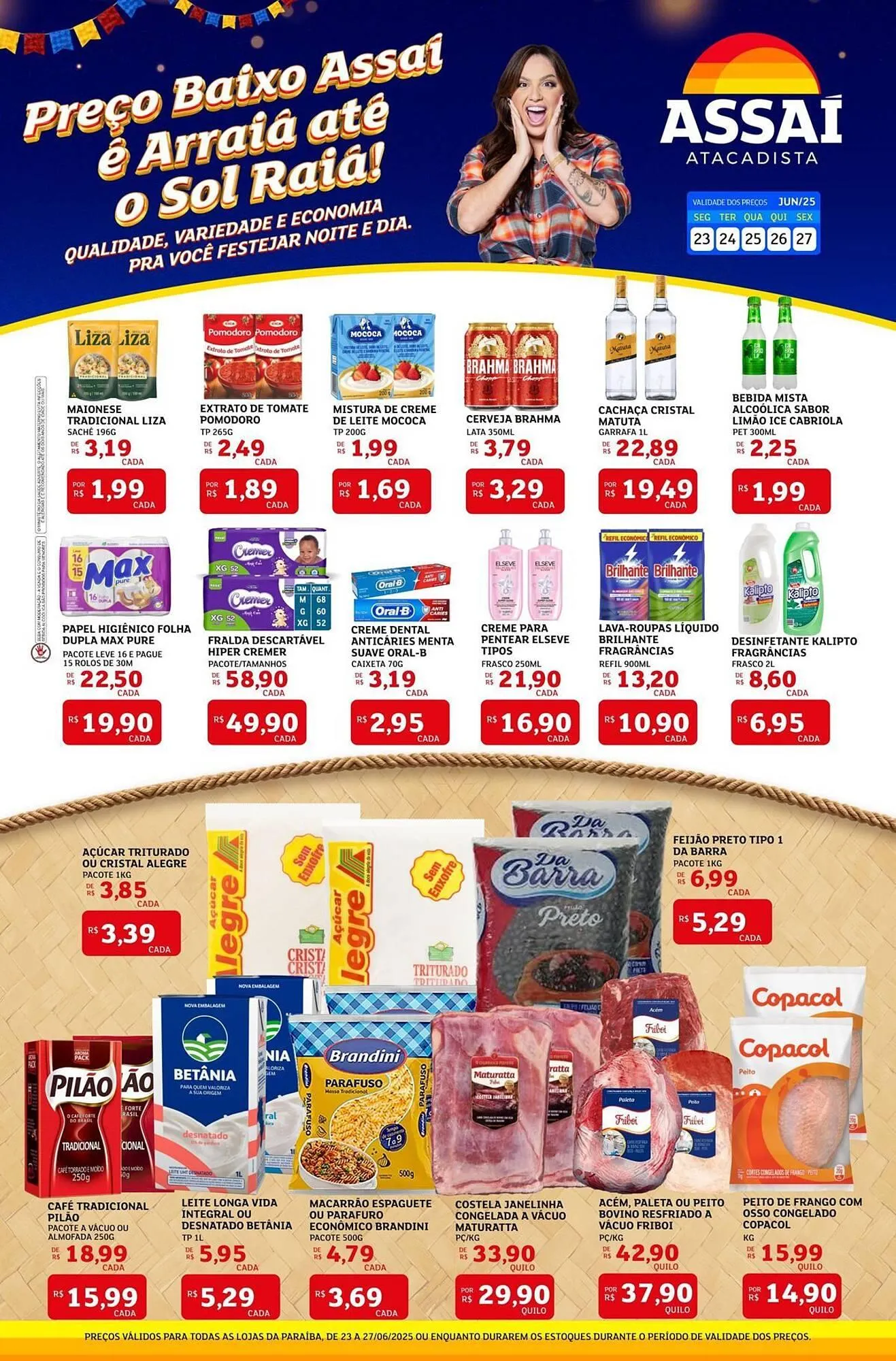 Encarte de Catálogo Assaí Atacadista 23 de junho até 27 de junho 2025 - Pagina 1