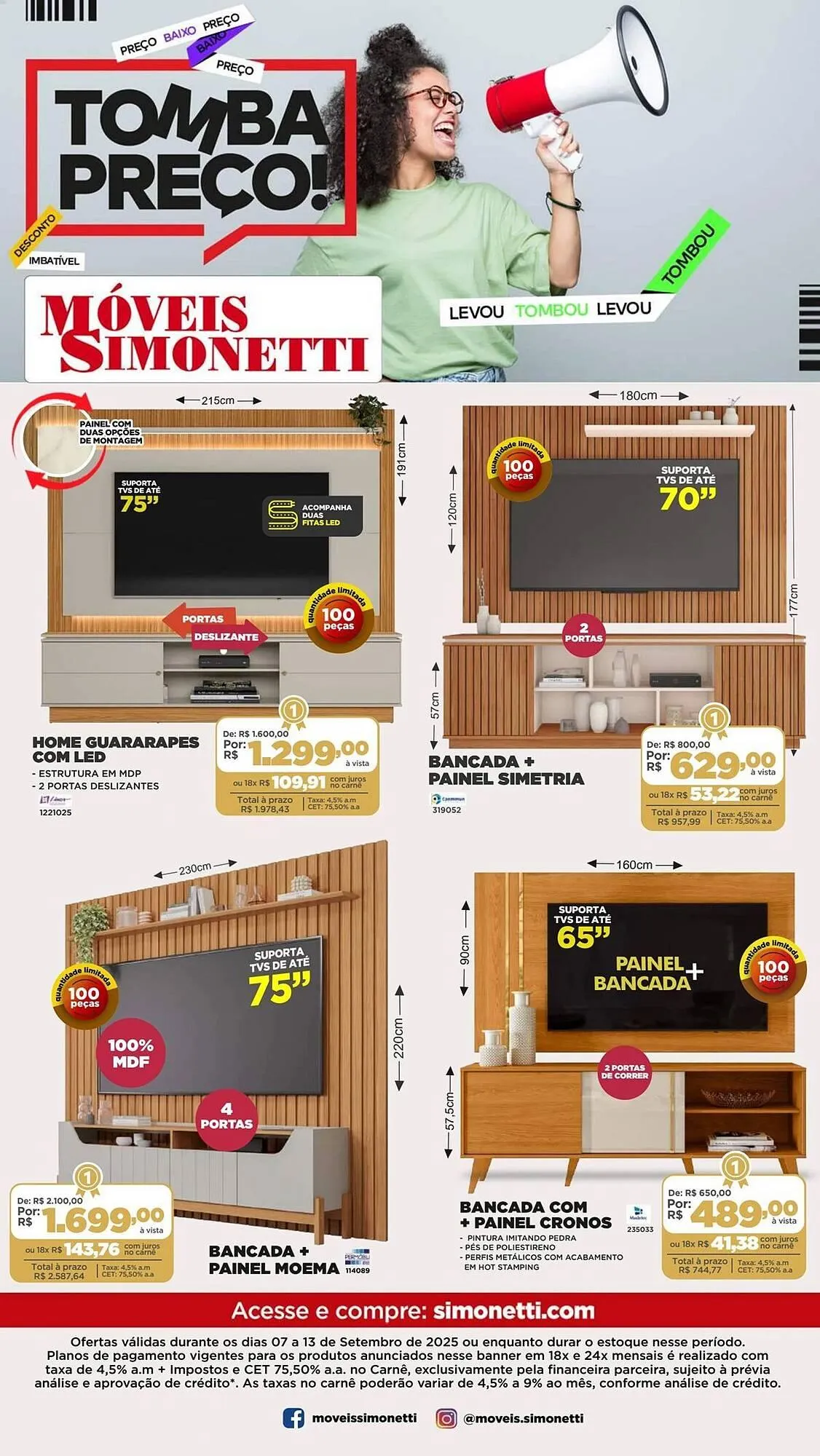 Encarte de Catálogo Móveis Simonetti 8 de setembro até 13 de setembro 2025 - Pagina 12