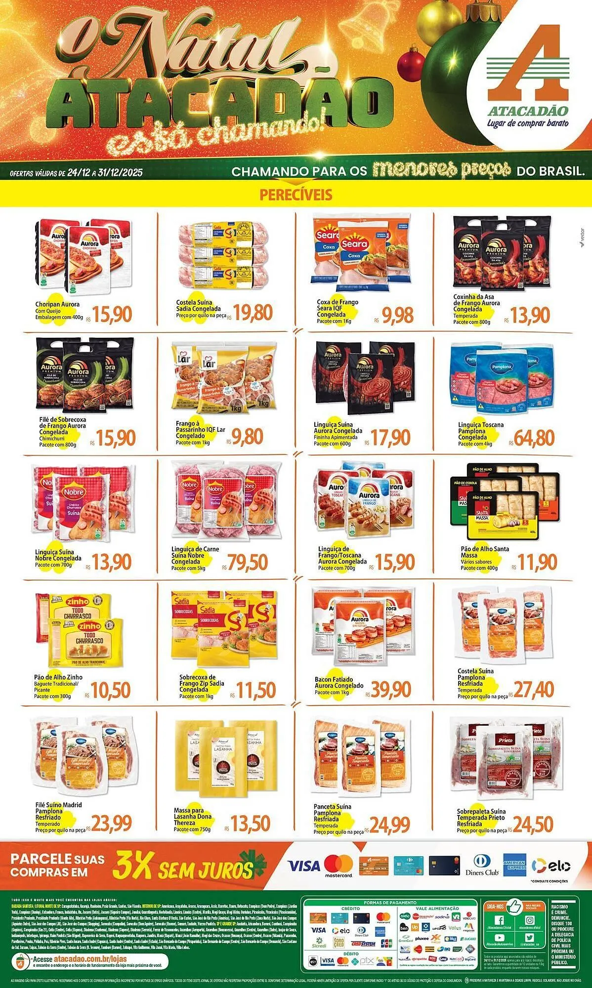 Encarte de Folheto Atacadão 24 de dezembro até 31 de dezembro 2025 - Pagina 1