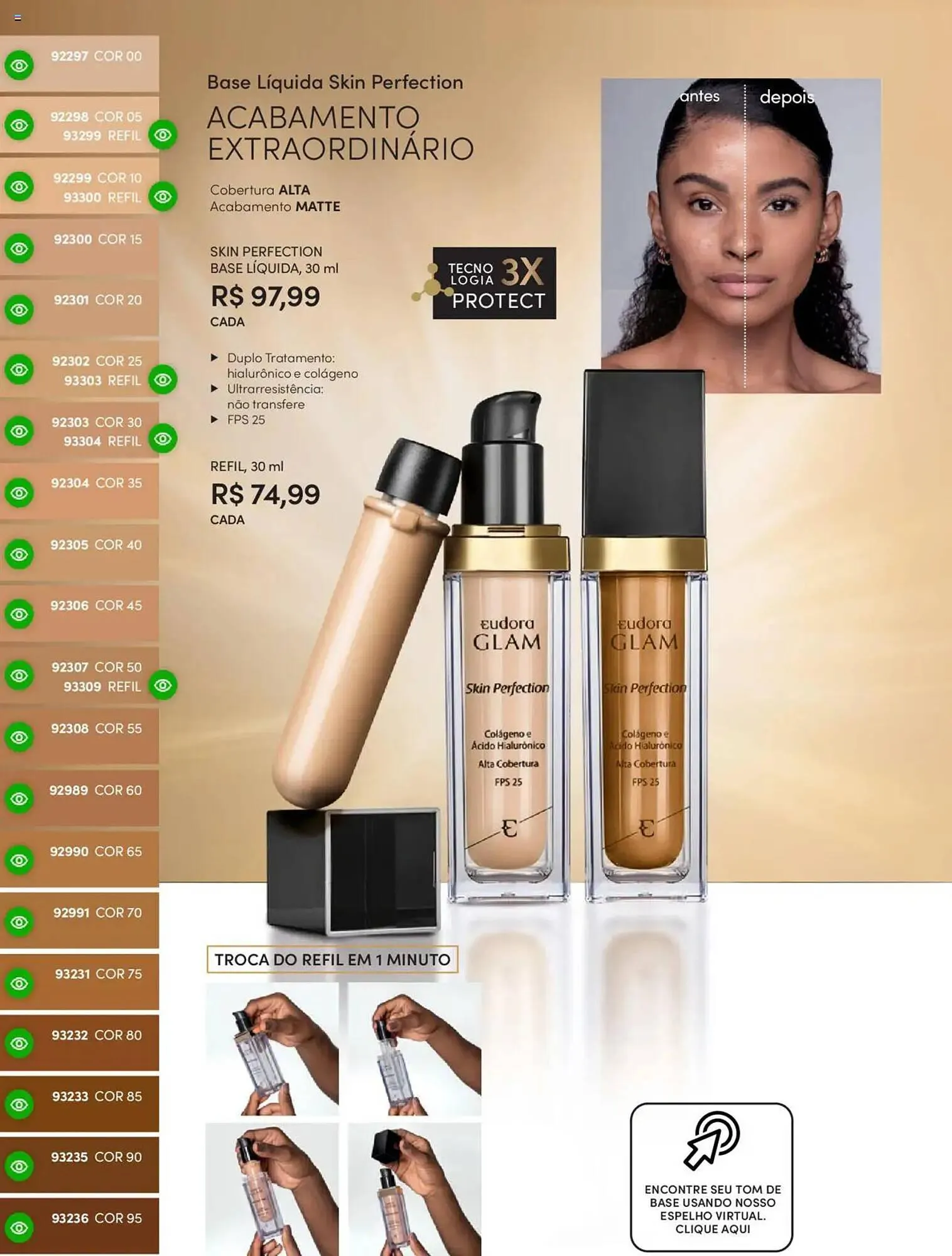 Encarte de Catálogo Eudora 25 de junho até 17 de julho 2025 - Pagina 48