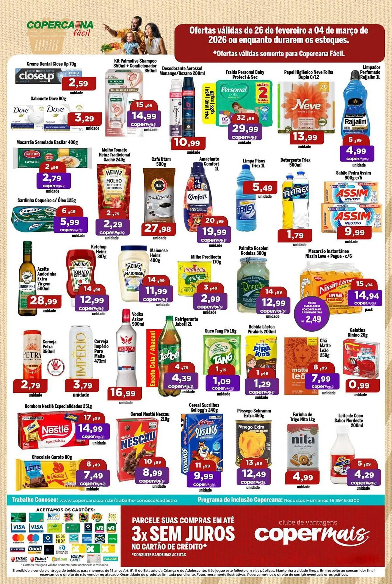 Encarte de Tabloide Copercana 26 de fevereiro até 4 de março 2026 - Pagina 2