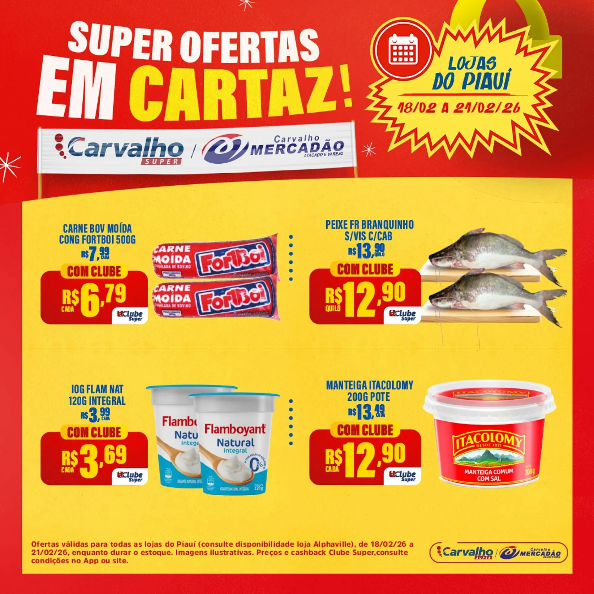 Encarte de Catálogo Carvalho Supermercado 18 de fevereiro até 21 de fevereiro 2026 - Pagina 2