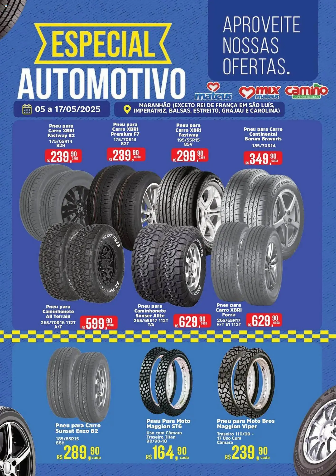 Encarte de Catálogo Supermercados Mateus 5 de maio até 17 de maio 2025 - Pagina 1