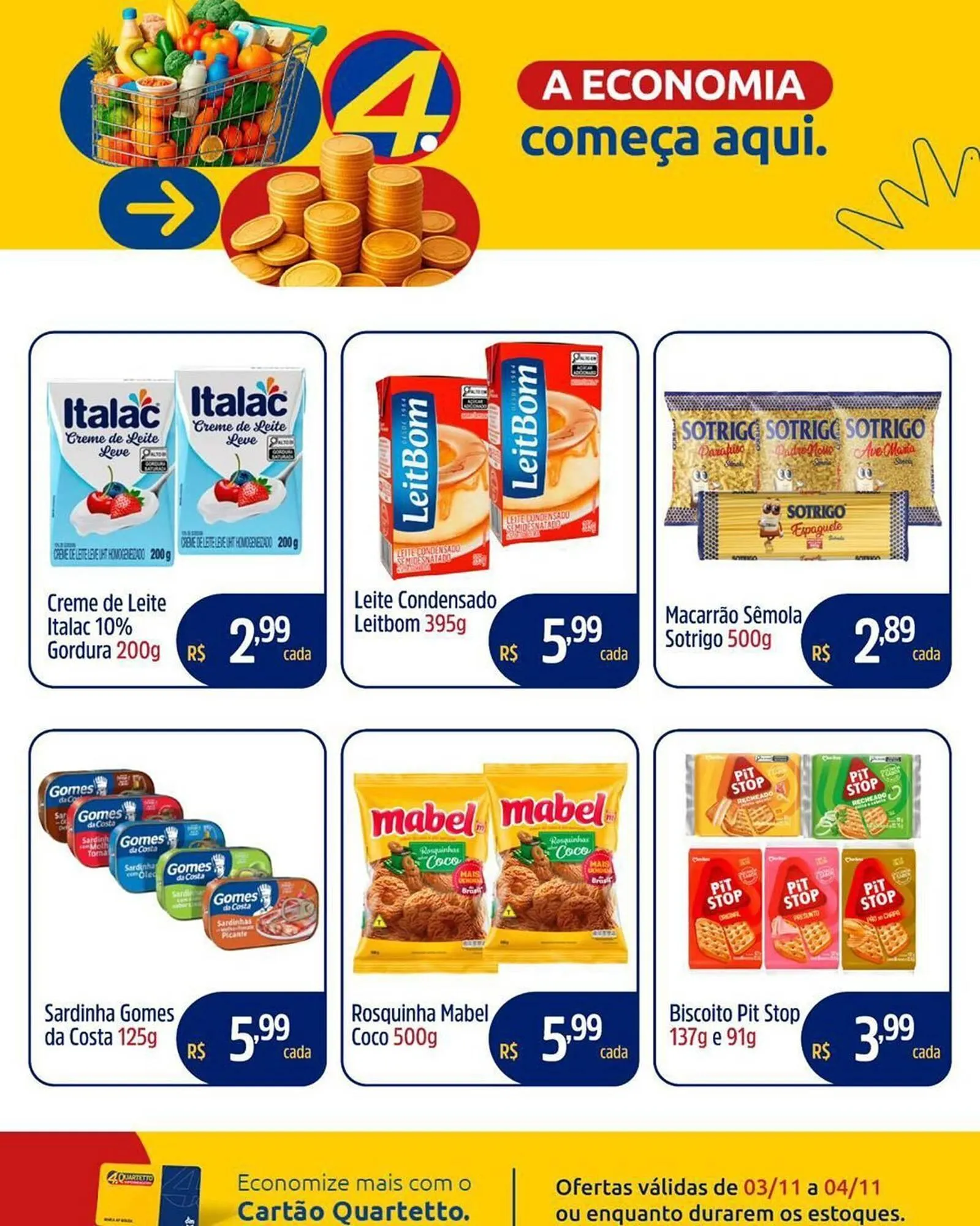 Encarte de Catálogo Quartetto Supermercados 3 de novembro até 4 de novembro 2025 - Pagina 6