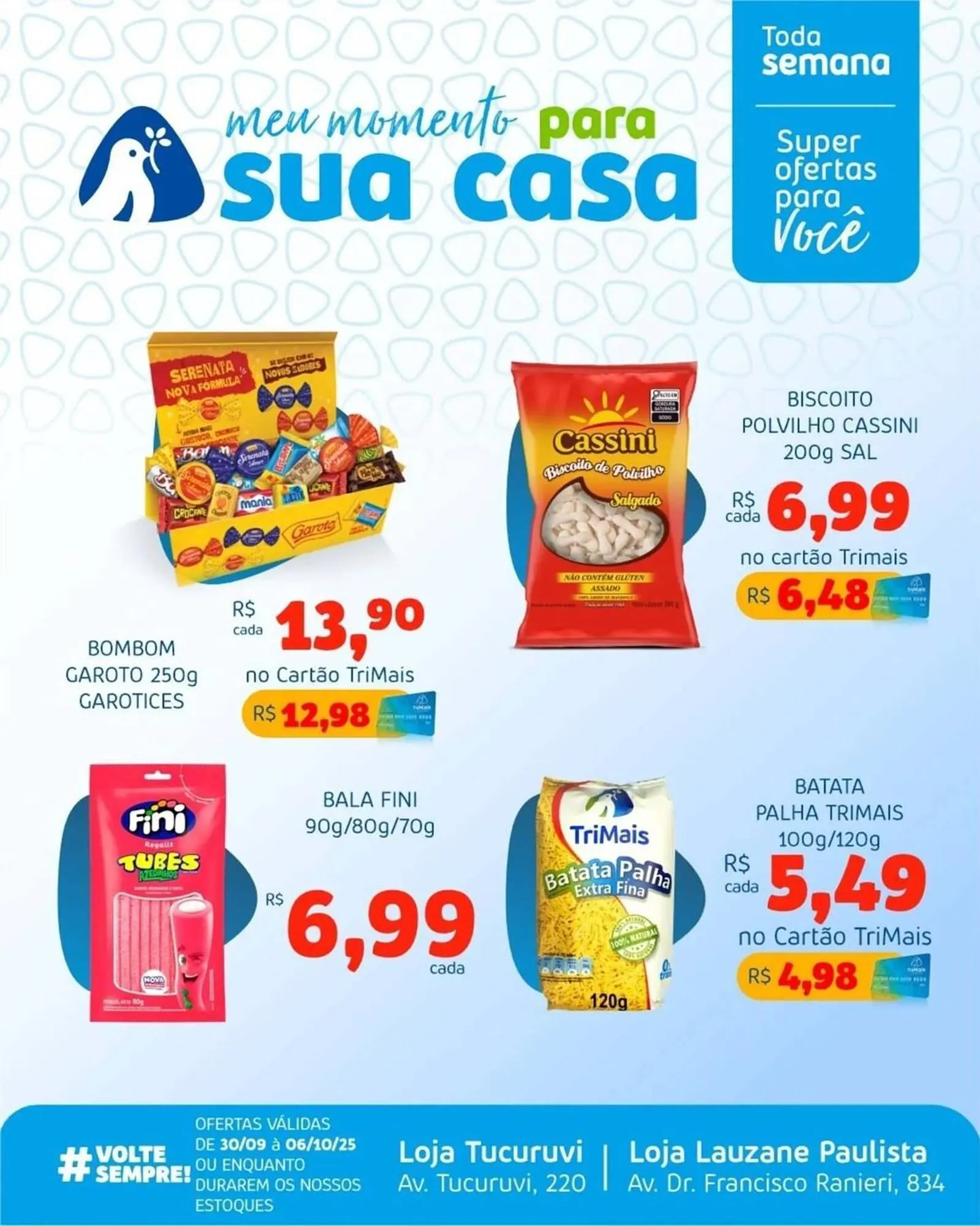 Encarte de Catálogo Trimais Supermercado 1 de outubro até 6 de outubro 2025 - Pagina 1