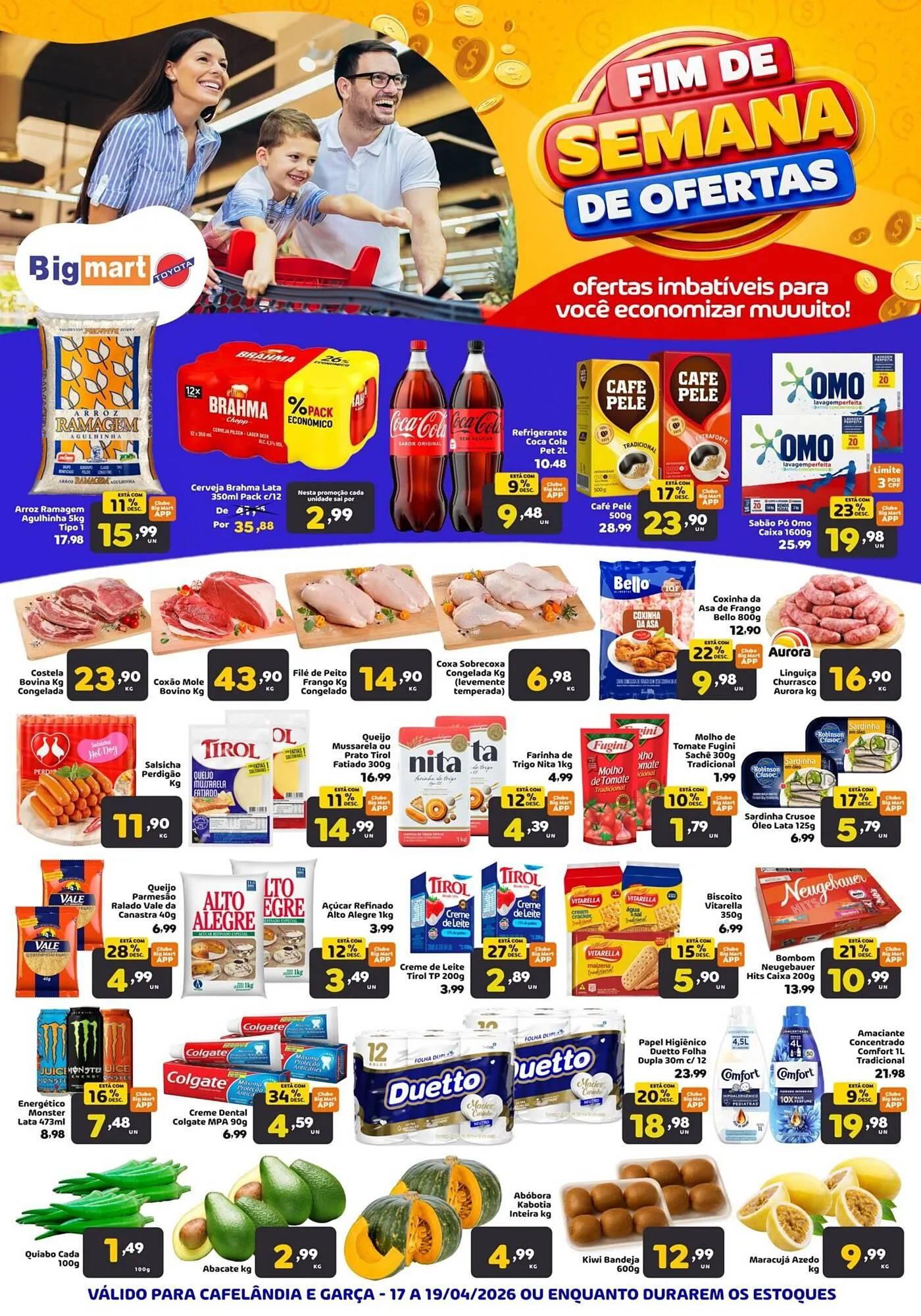 Encarte de Catálogo Bigmart 17 de abril até 19 de abril 2026 - Pagina 1