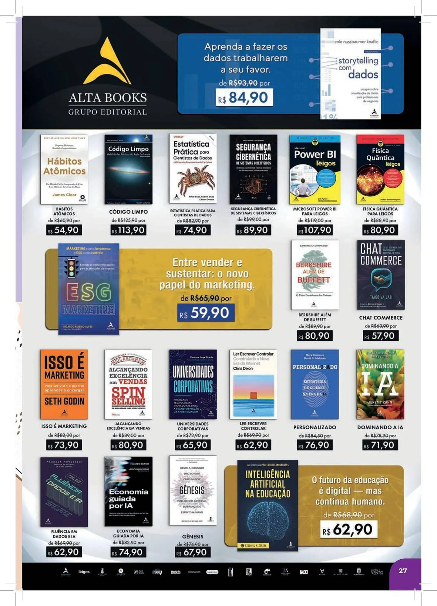 Encarte de Catálogo Livraria Leitura 2 de março até 31 de março 2026 - Pagina 27