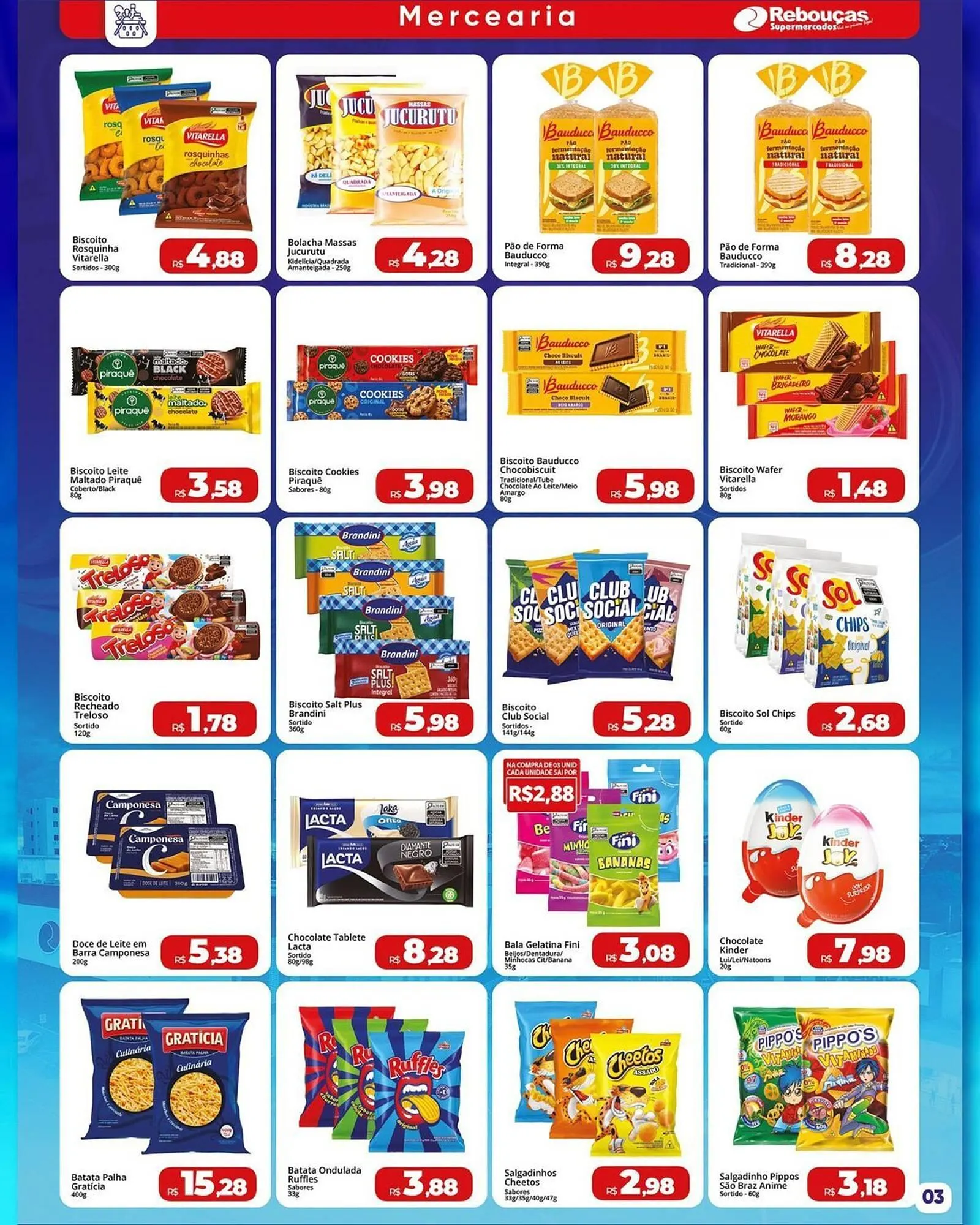 Encarte de Catálogo Rebouças Supermercados 5 de agosto até 17 de agosto 2025 - Pagina 1