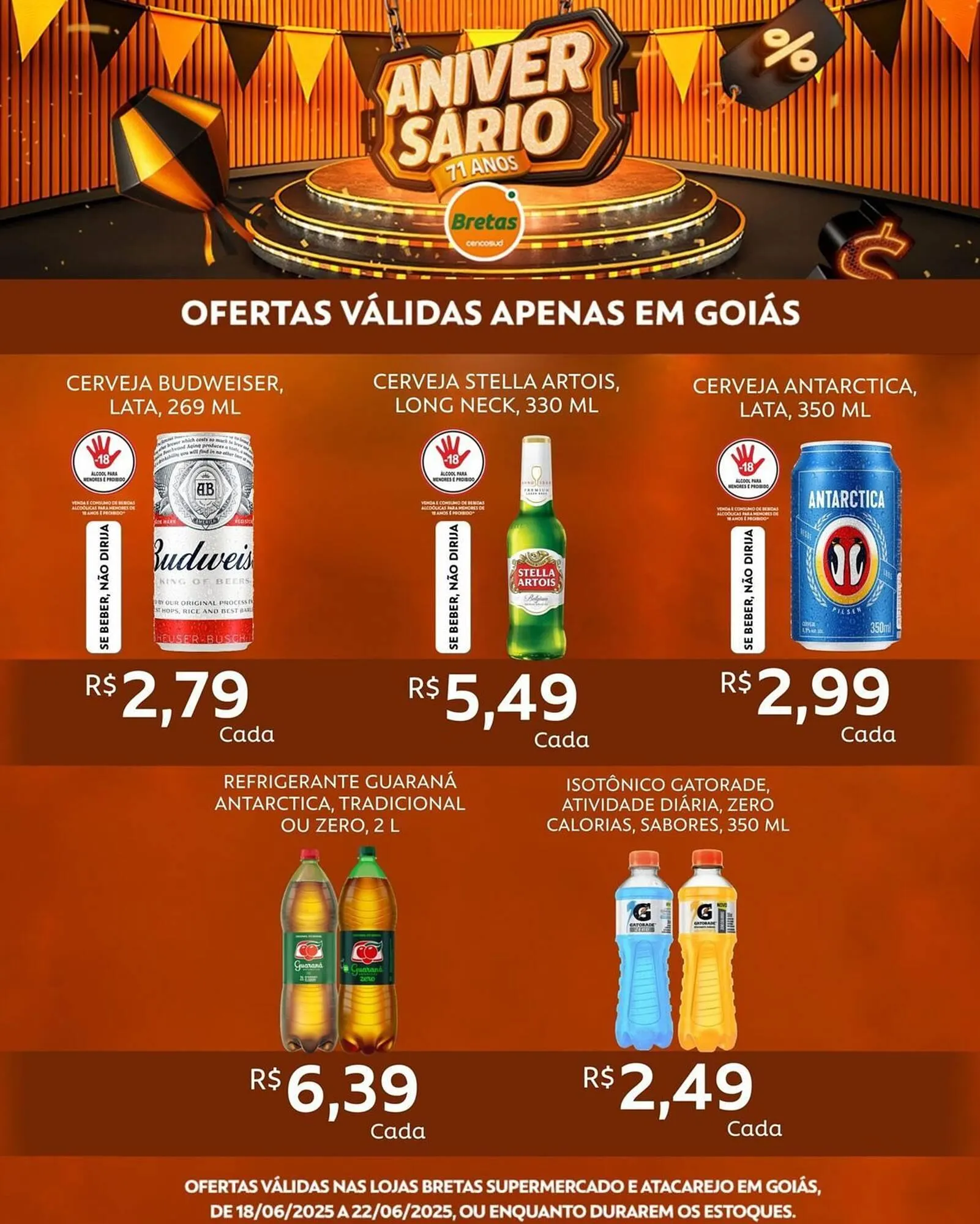 Encarte de Catálogo Supermercados Bretas 18 de junho até 22 de junho 2025 - Pagina 3