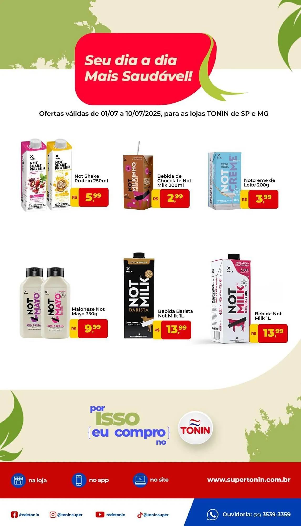 Encarte de Catálogo Tonin Superatacado 1 de julho até 10 de julho 2025 - Pagina 1