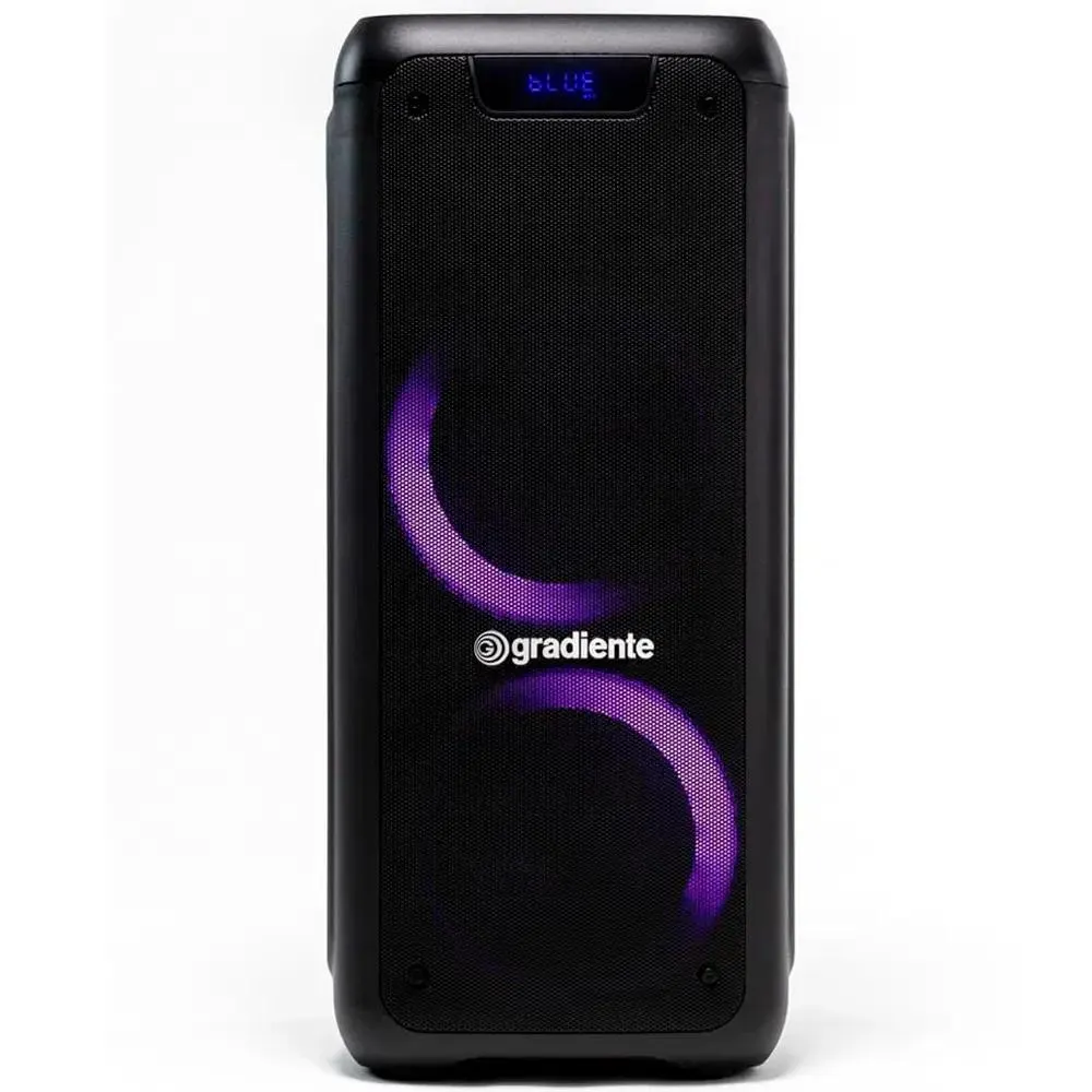 Caixa de Som Amplificada Gradiente GCA201 400W Bass Boom Bluetooth
