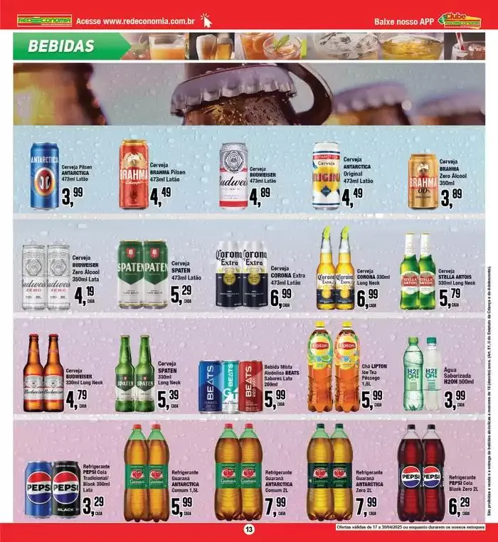 Encarte de Ofertas Rede Economia 17 de abril até 30 de abril 2025 - Pagina 12
