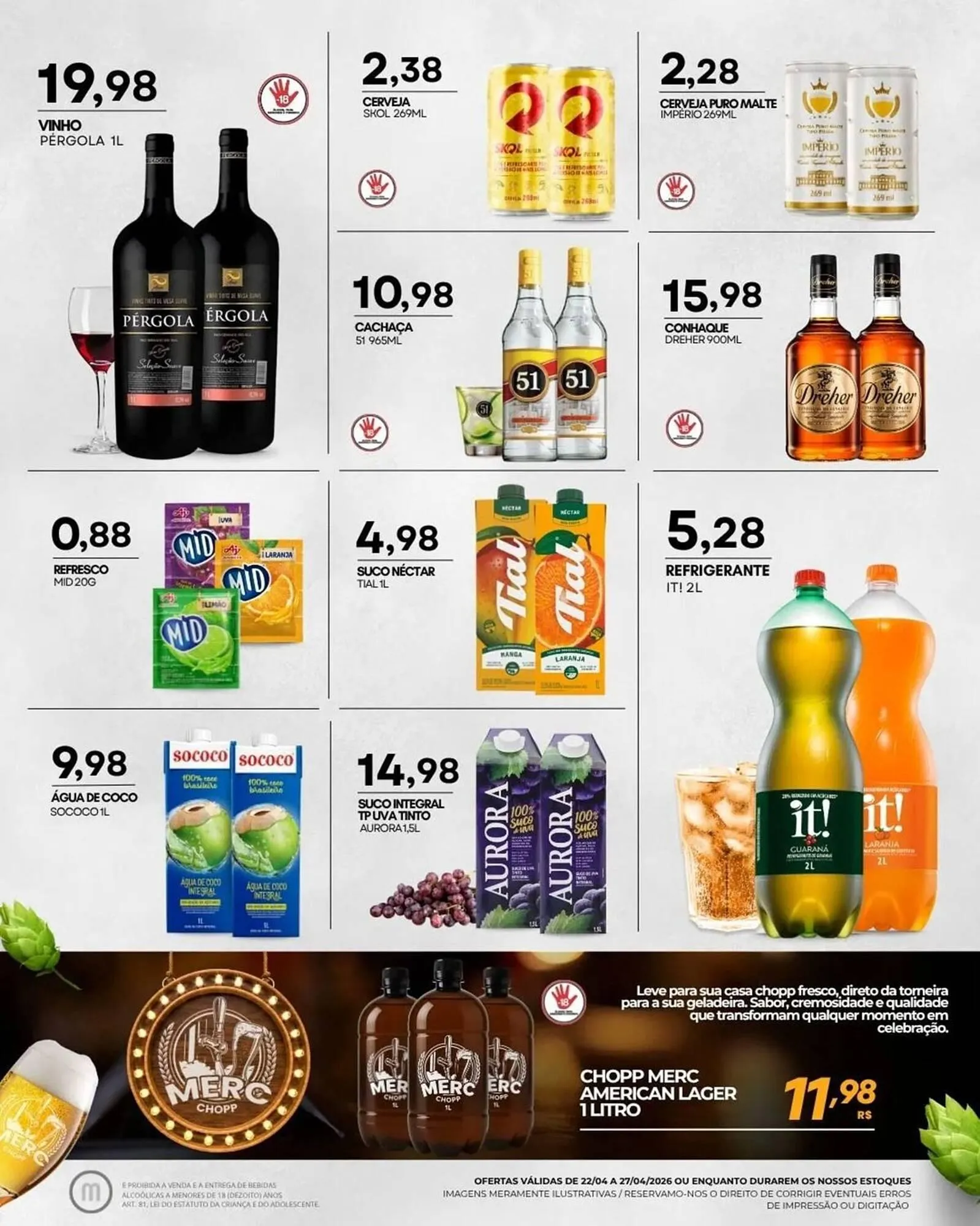 Encarte de Folheto Mercadão Atacadista 24 de abril até 26 de abril 2026 - Pagina 10