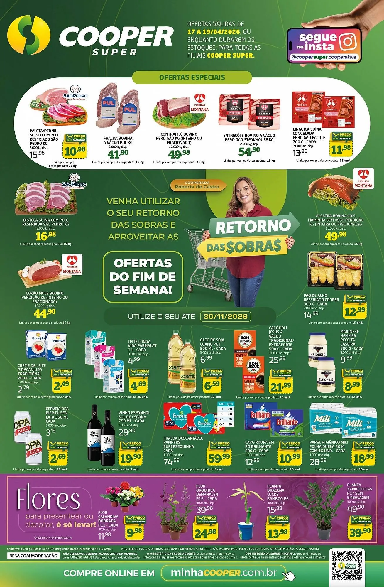 Encarte de Tabloide Cooper 17 de abril até 19 de abril 2026 - Pagina 1