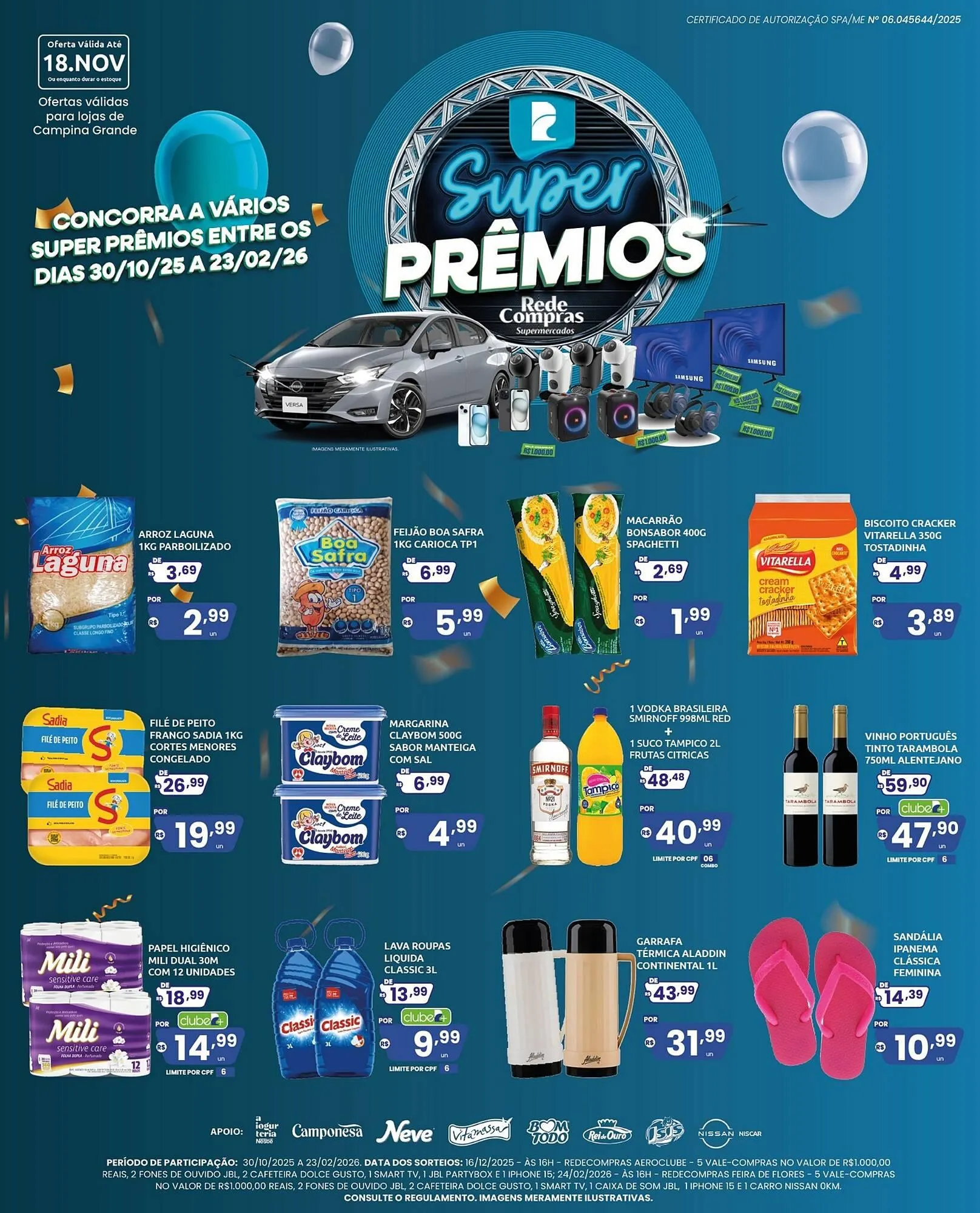 Encarte de Encarte Rede Compras 14 de novembro até 18 de novembro 2025 - Pagina 1
