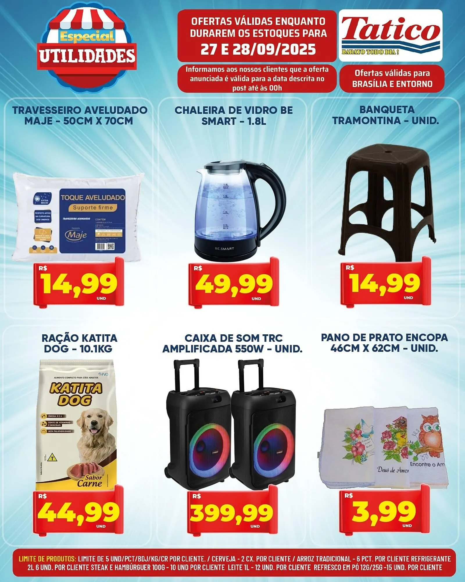 Encarte de Tabloide Tatico 27 de setembro até 28 de setembro 2025 - Pagina 1